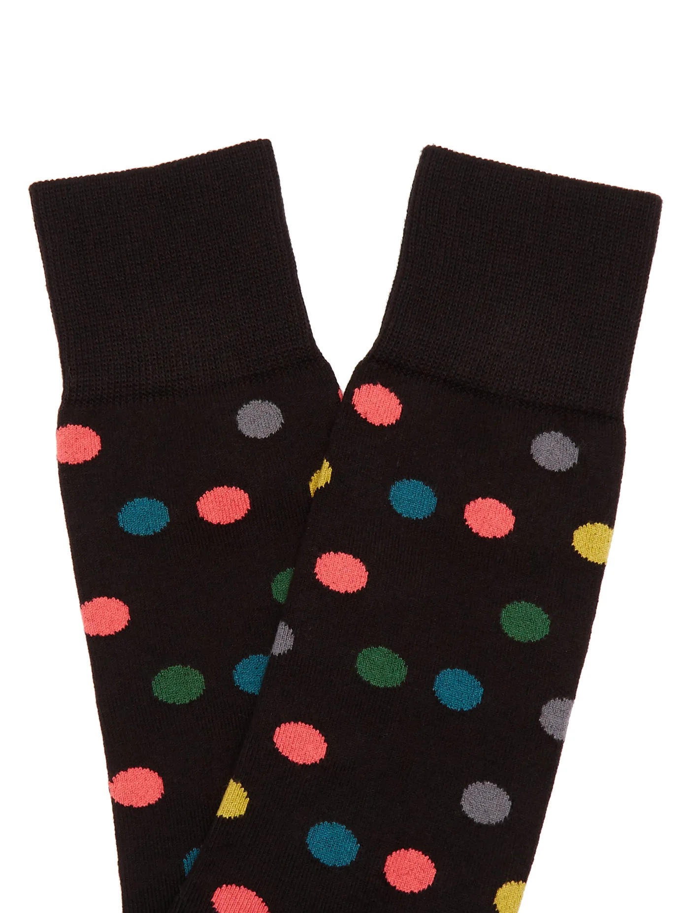 Polka-dot stretch-cotton socks - 2