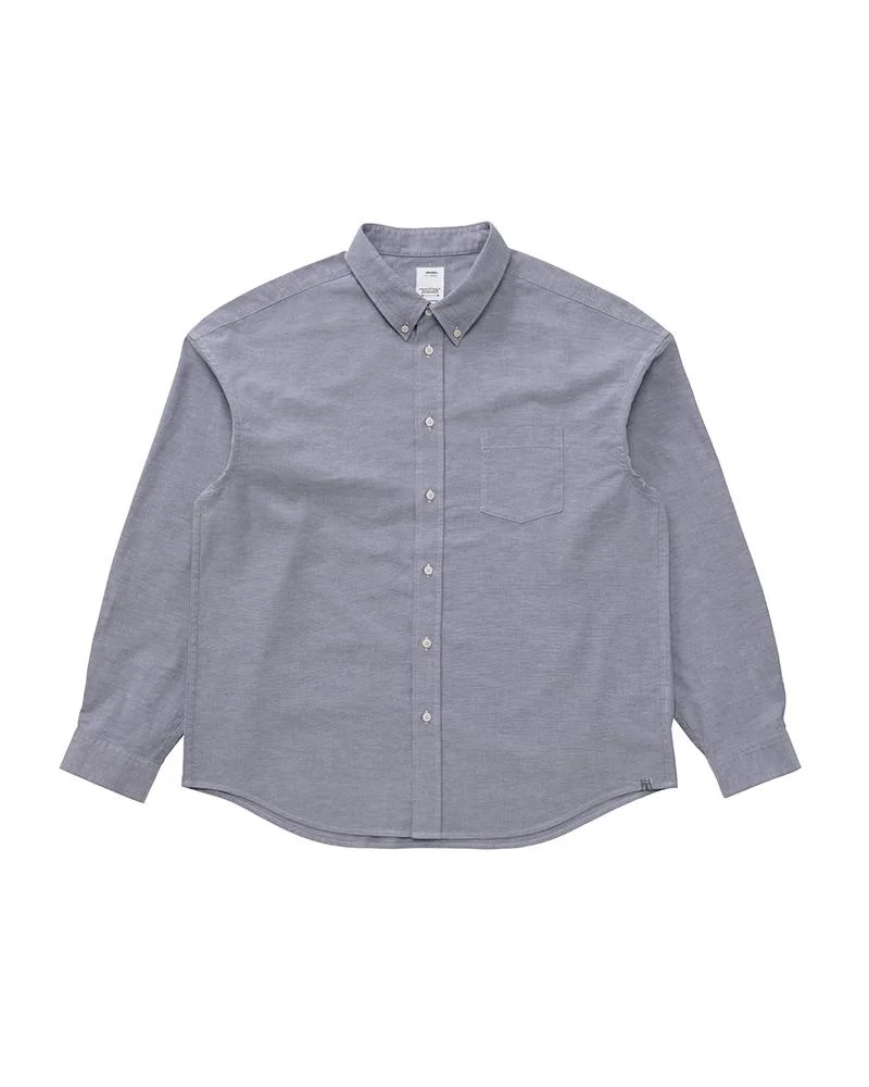 B.D. SHIRT L/S NAVY - 1