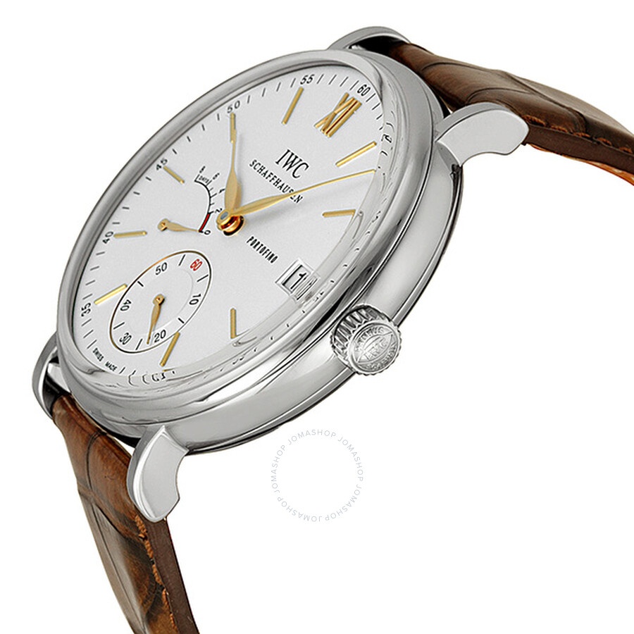 Pre-owned IWC Portofino Hand Wound Eight Days Silver Dial Men's Watch IW510103 - 2