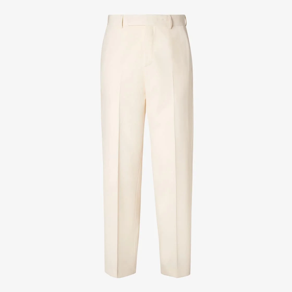 Pants Beige wool gabardine pants - 1