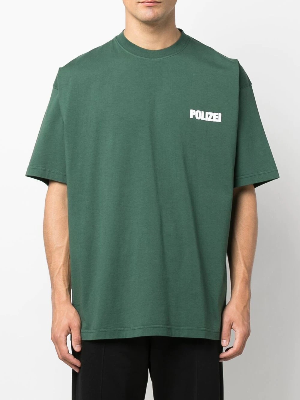 text print T-shirt - 4