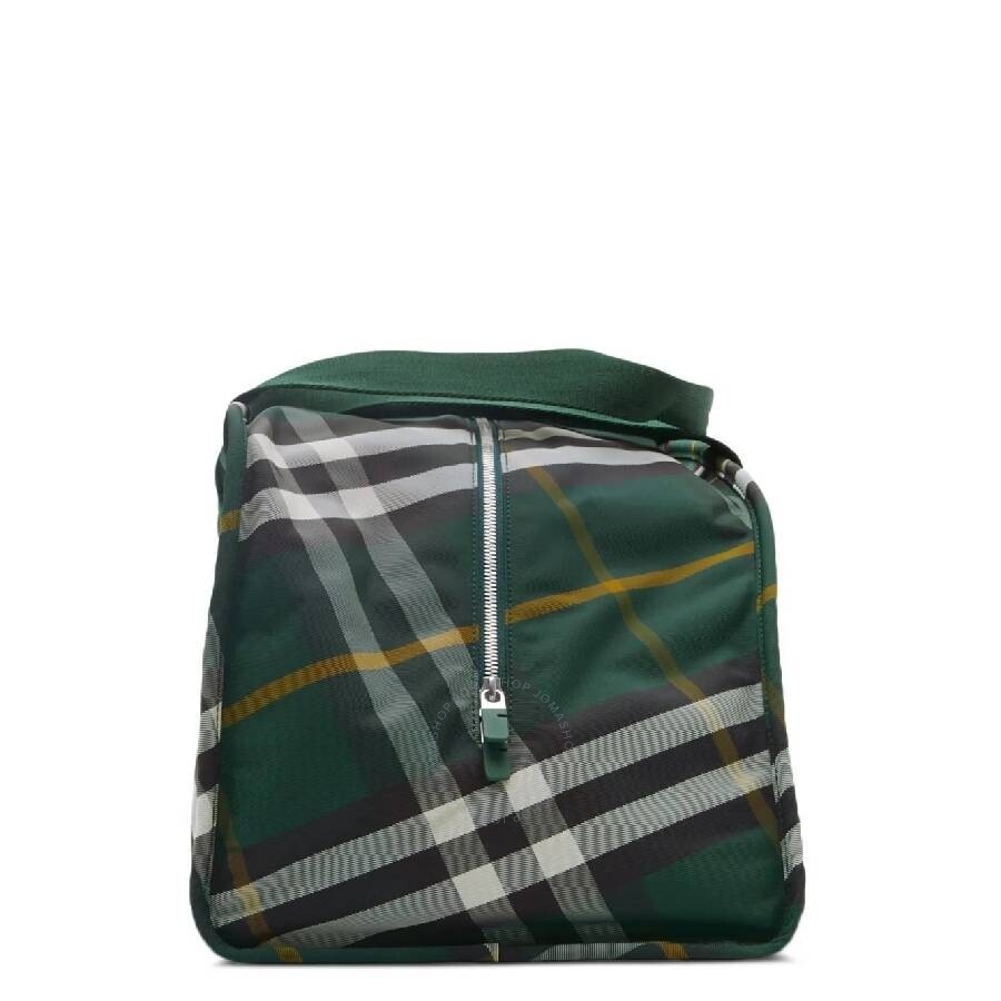 Burberry Medium Holdall Shield Check-Pattern Duffle Bag - 3