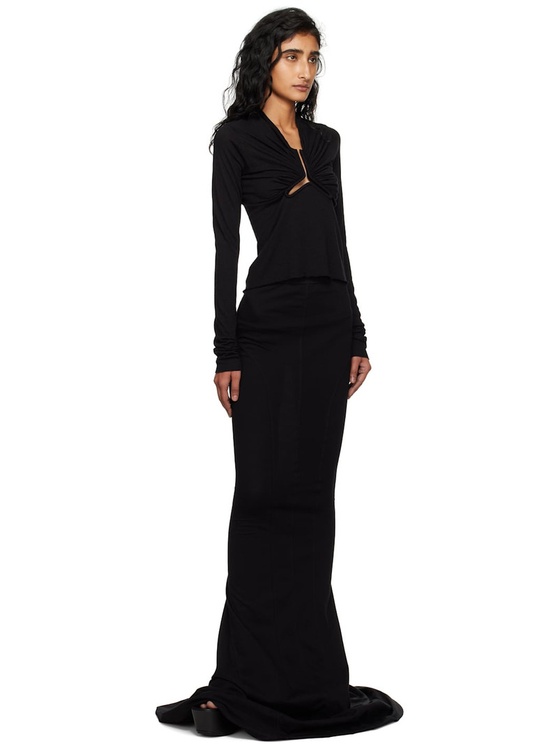 Rick Owens Black Concordians Allanah LS T-shirt outlook