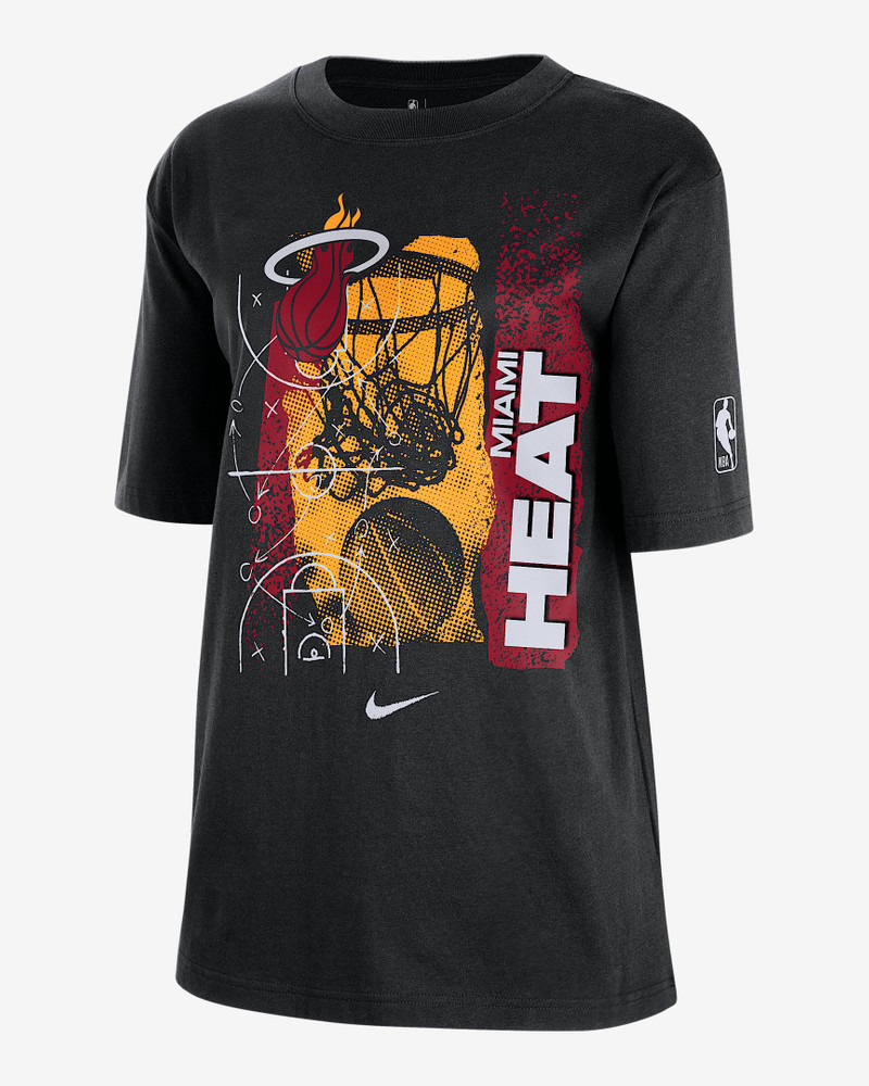 Miami Heat Courtside Women's Nike NBA T-Shirt 1
