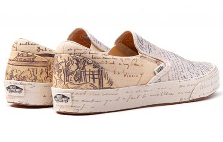 (WMNS) Vans Slip-On 'Van Gogh Letters' VA38F7U7T - 4