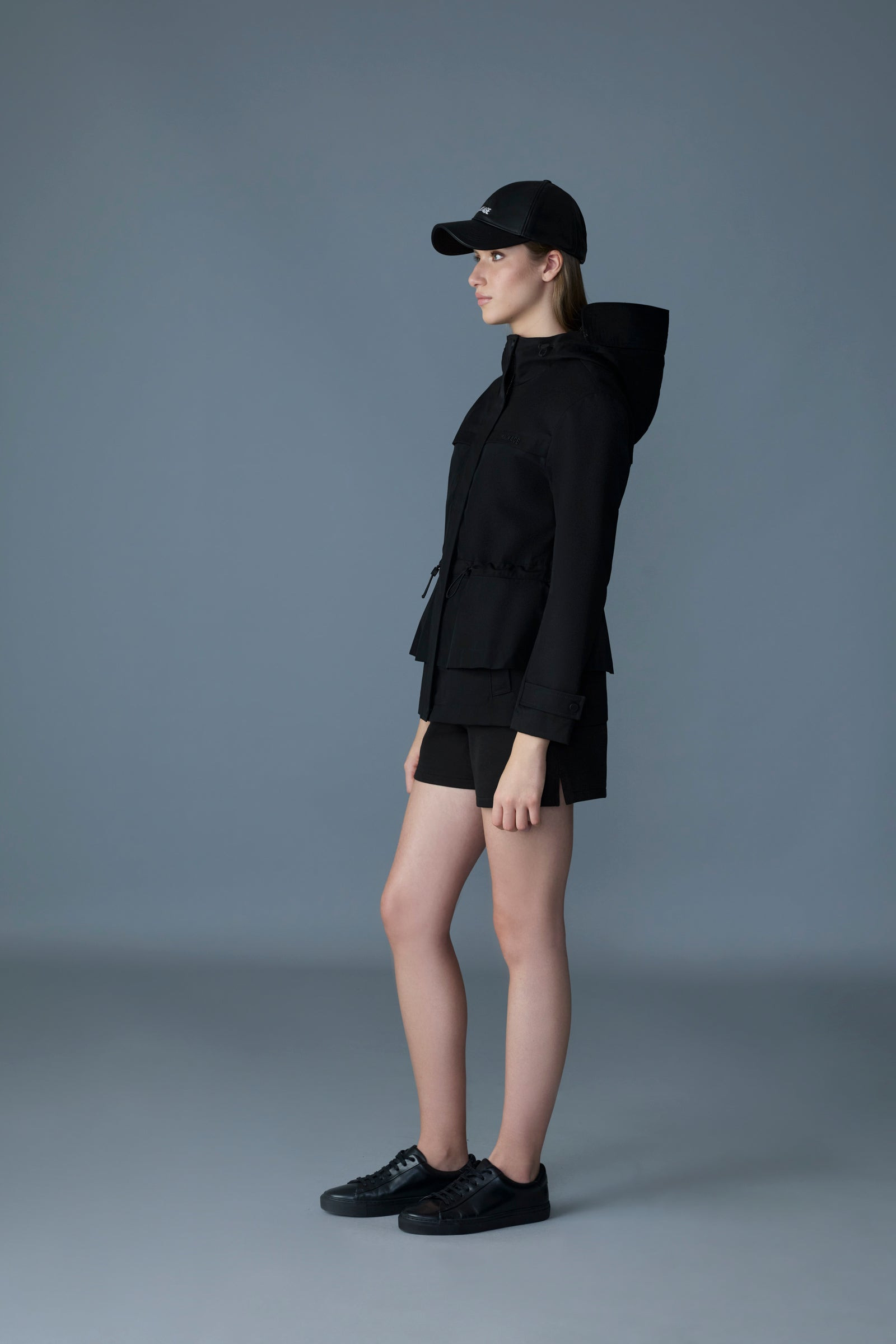 KAORI-LVS Hybrid jacket with peplum detail - 3