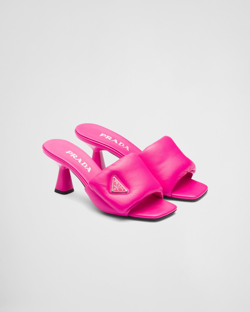 Soft padded nappa sandals 1