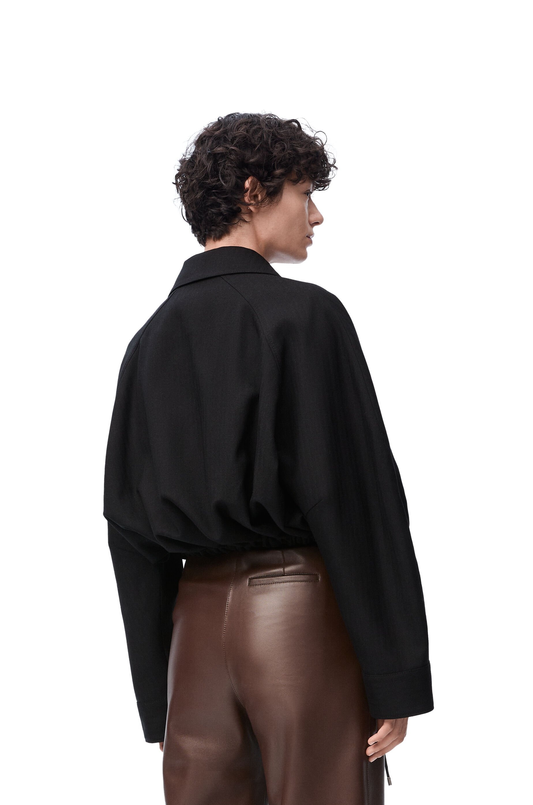 Balloon jacket in wool - 4