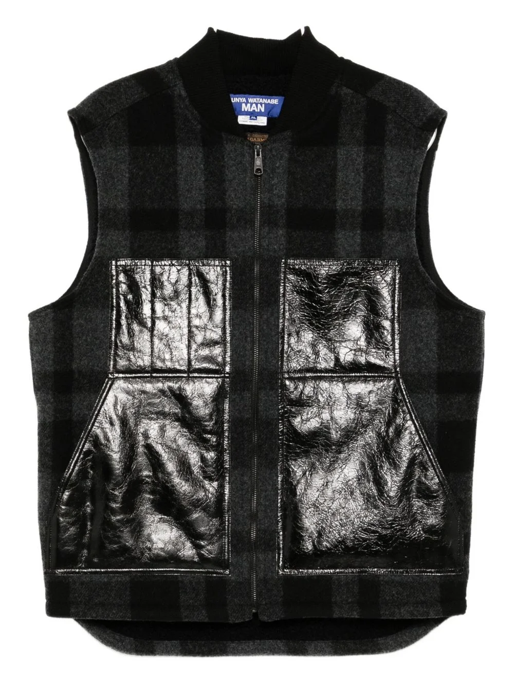 plaid vest - 1