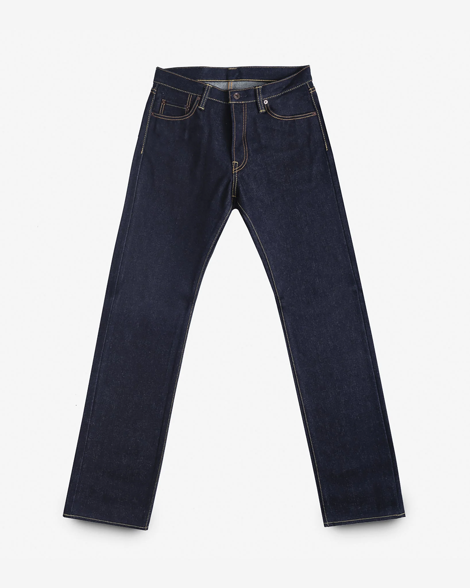IH-634S-UHR 21/23OZ ULTRA HEAVY RAW SELVEDGE DENIM STRAIGHT CUT JEANS - INDIGO - 1