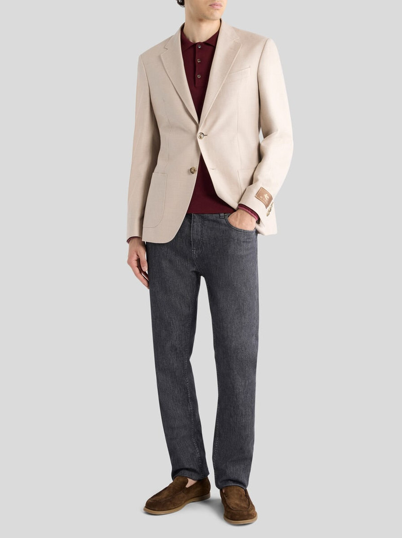 Etro SINGLE-BREASTED COTTON-BLEND JACKET outlook
