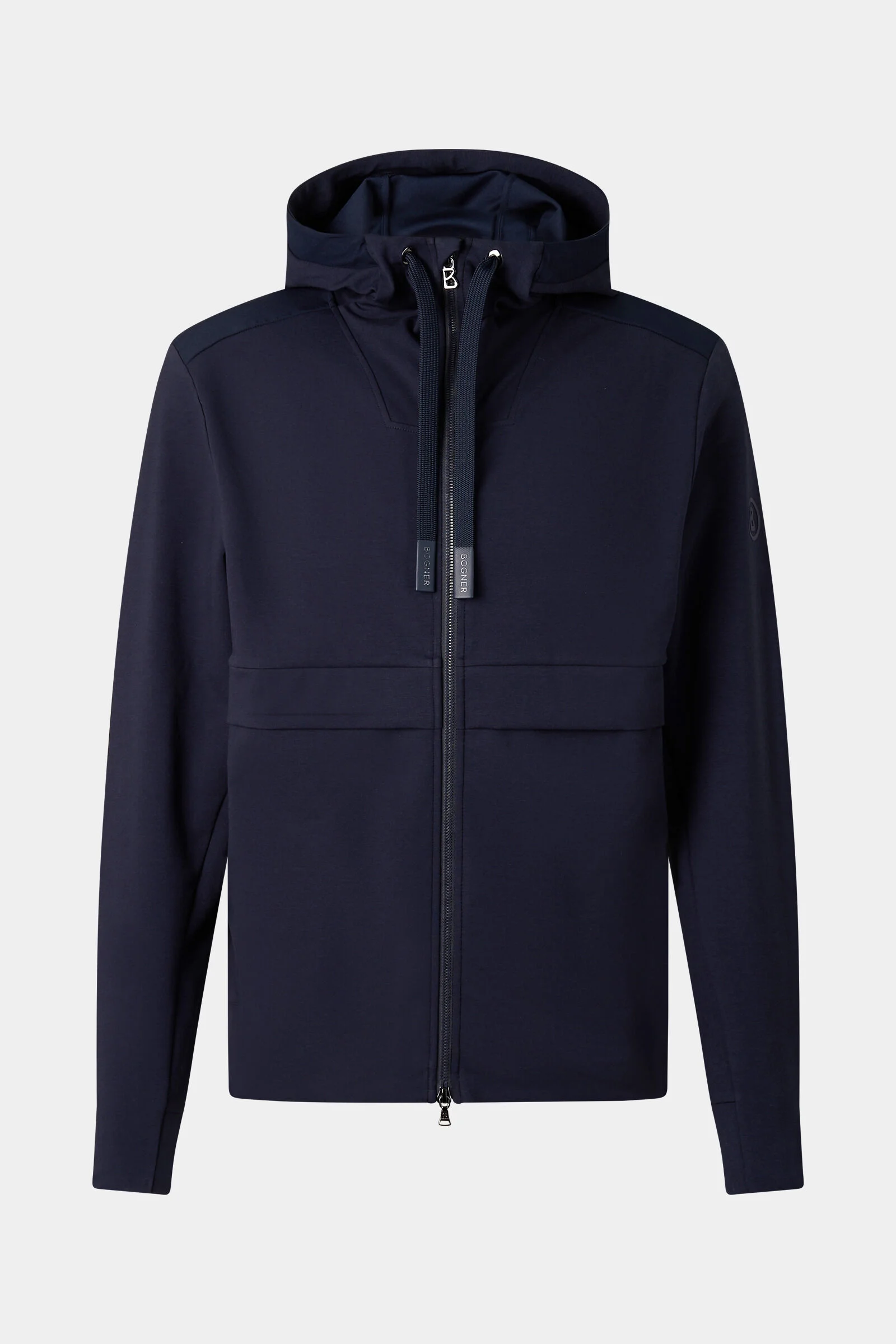 Ernesto jersey jacket in Navy blue - 1