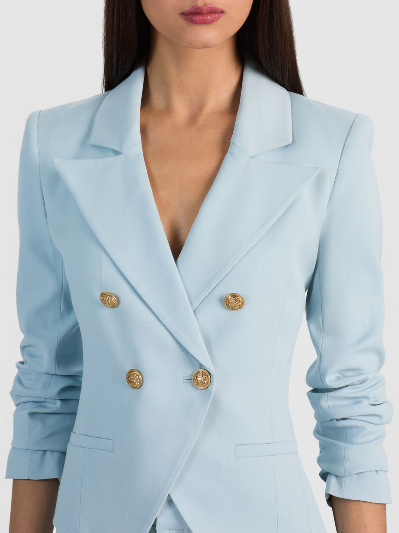SABLE DOUBLE BREASTED CROPPED BLAZER 5