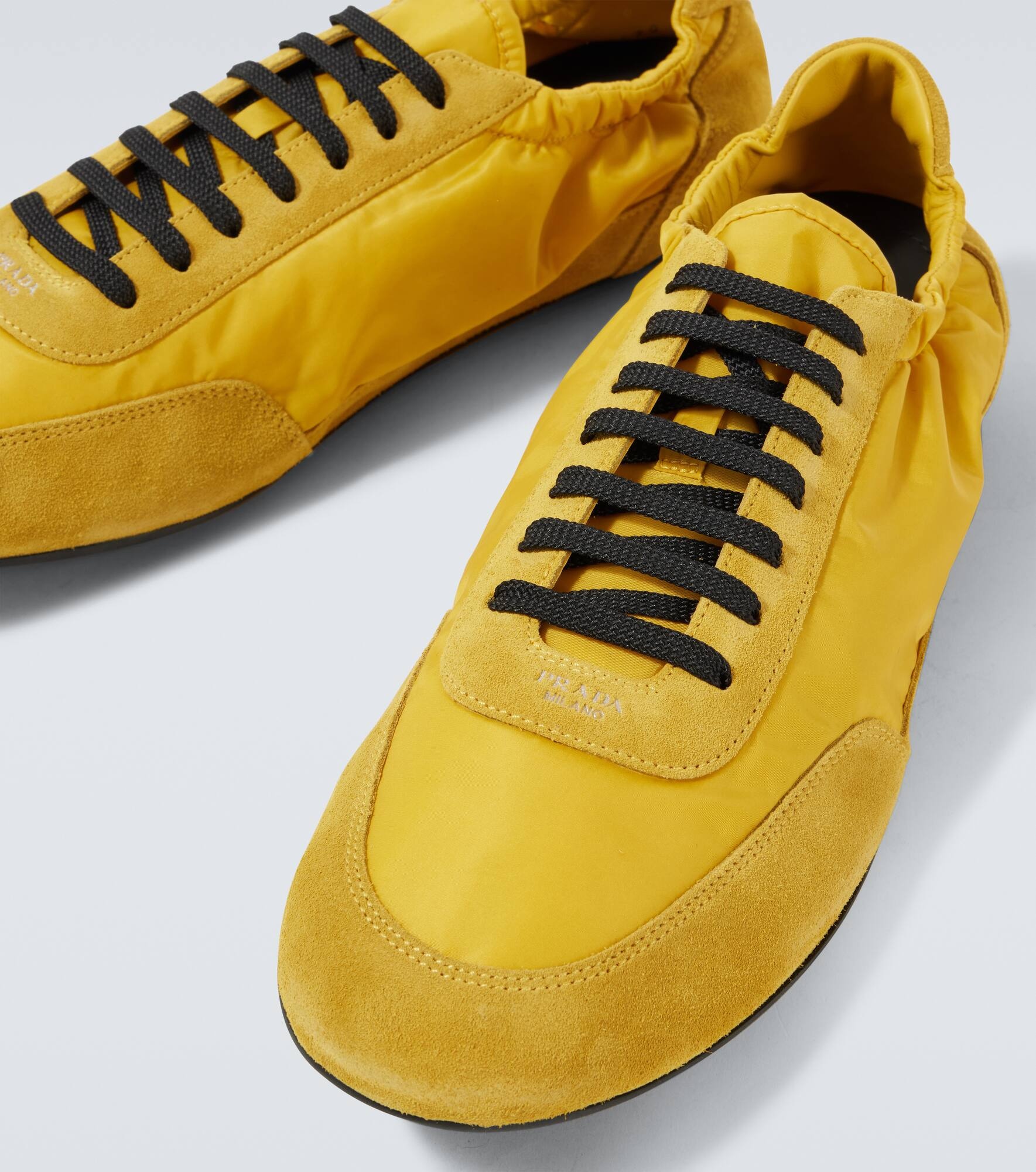 Collapse Re-Nylon suede-trimmed sneakers - 3
