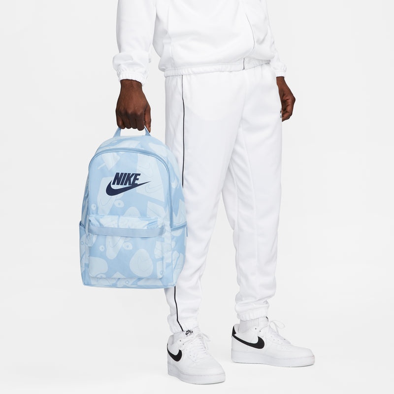 Nike Minimalistic Fashion Logo Printing Full Print Large Capacity Fabric Schoolbag Backpack Kid's Bl - 5