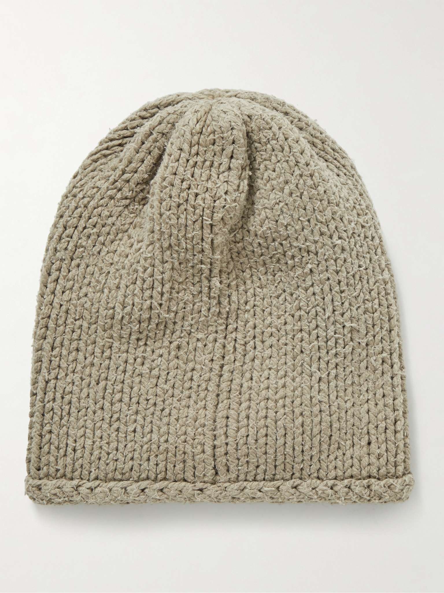 Ribbed Cotton Beanie - 1