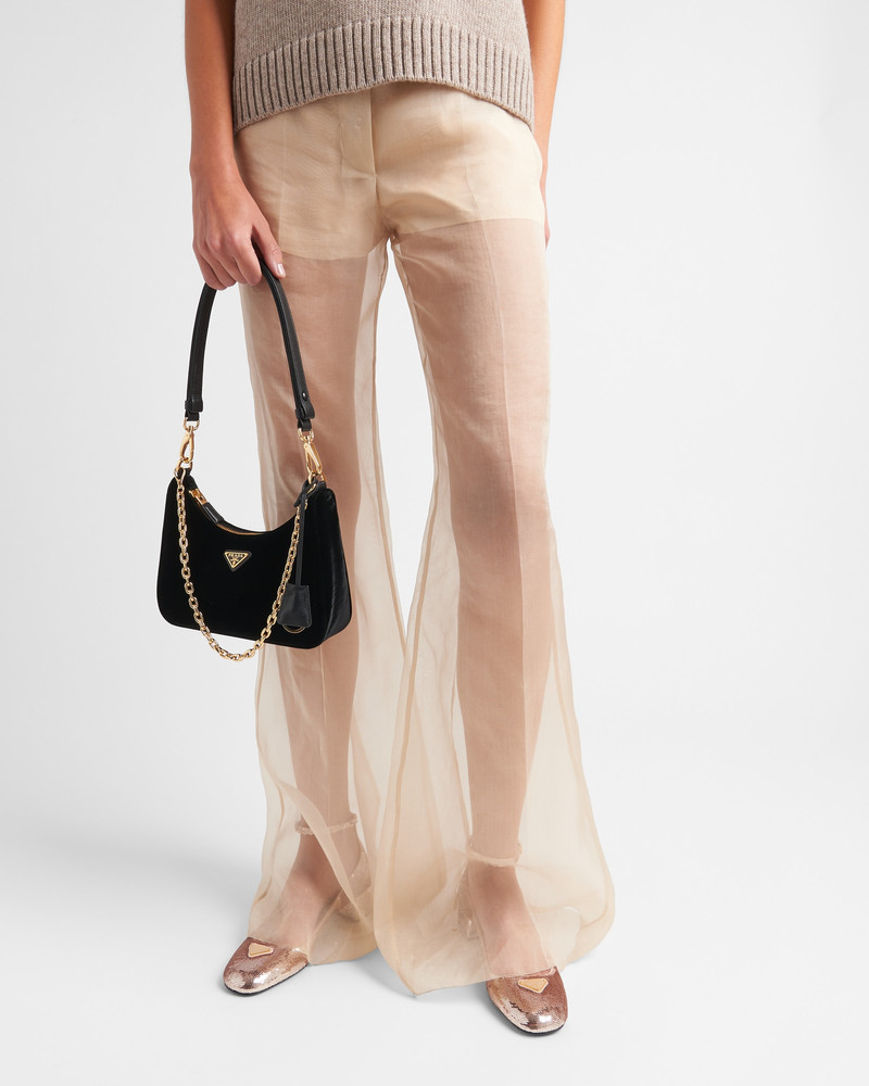 Prada Sequined satin pumps outlook
