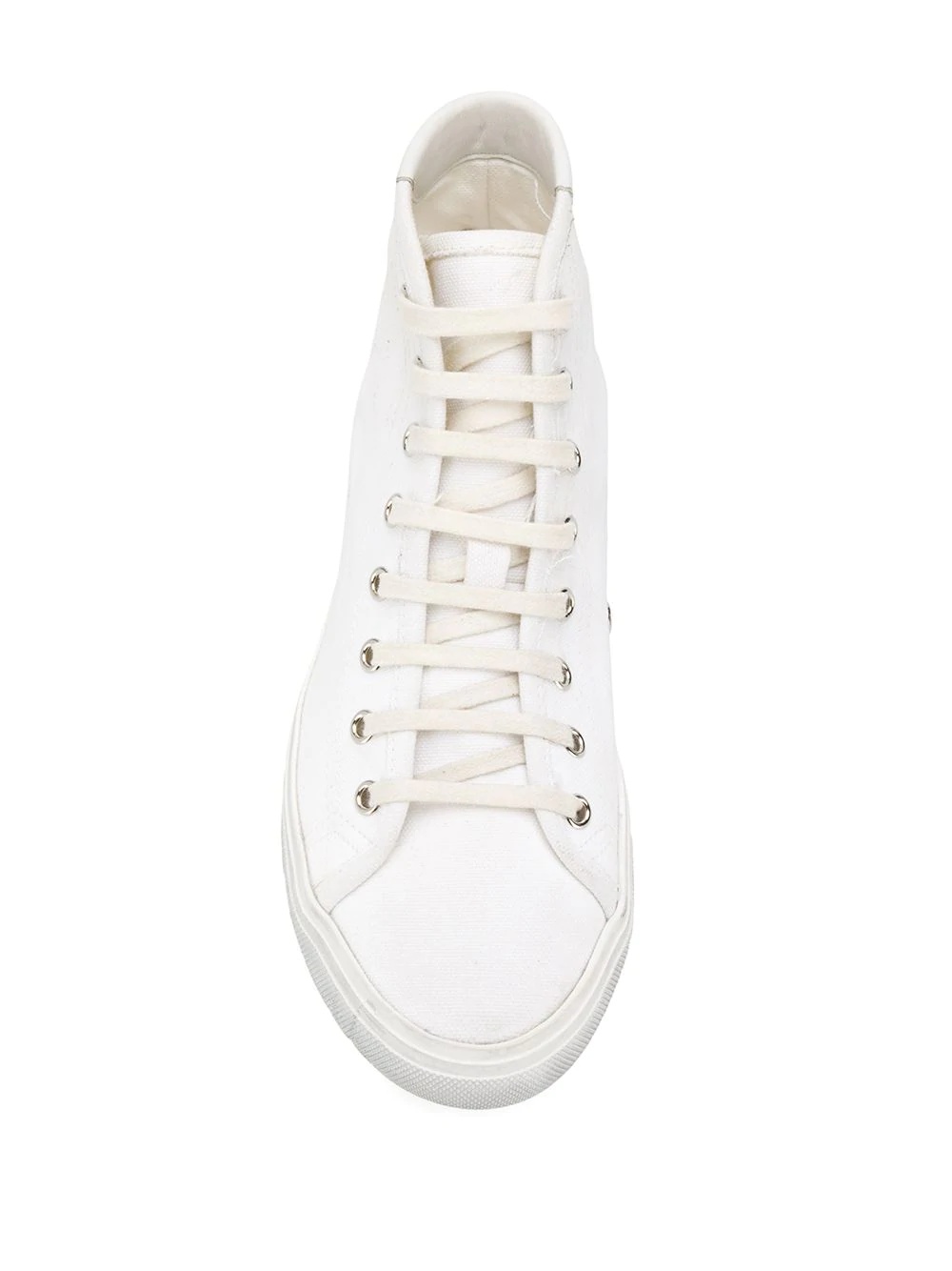 distressed effect high-top sneakers - 4