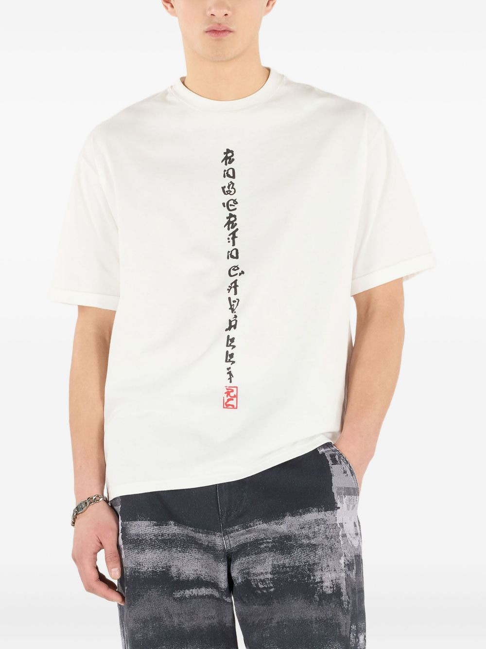 dragon-print T-shirt - 3