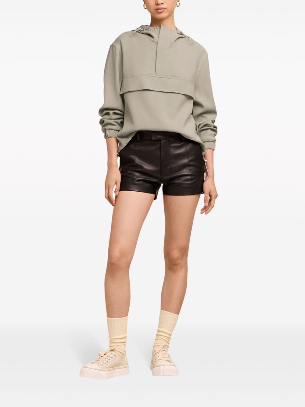 front-pocket hooded jacket - 3