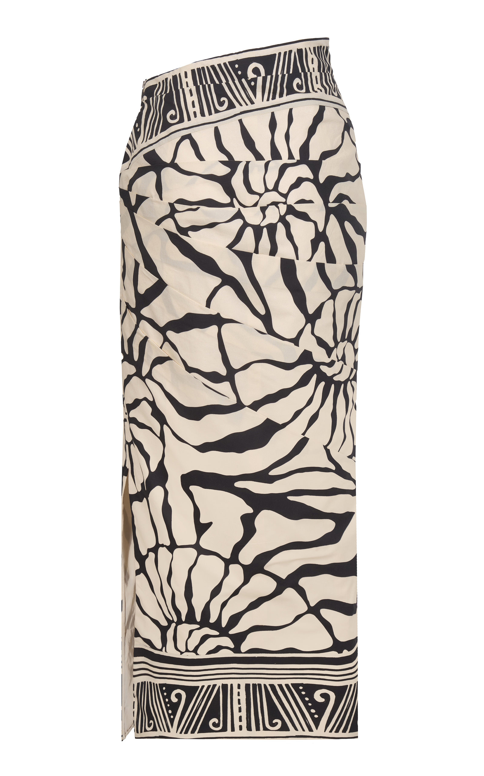 Cañabrava Cotton Midi Skirt black/white - 6
