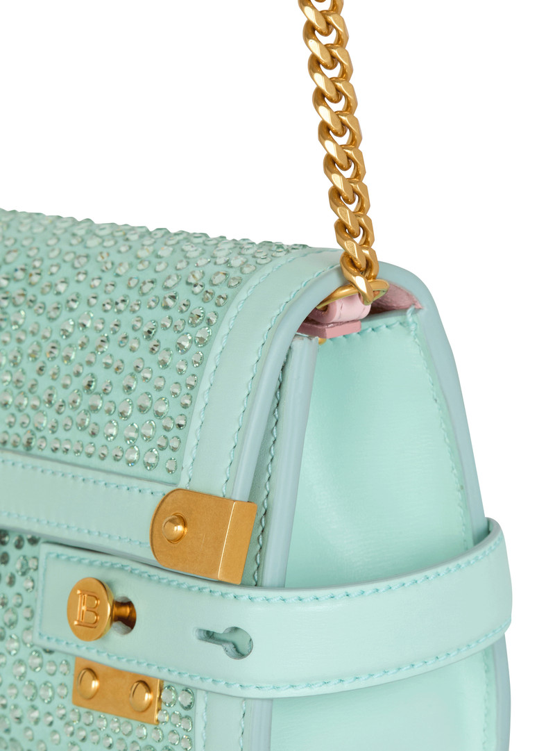 B-Buzz Pouch 23 in suede and rhinestones 5