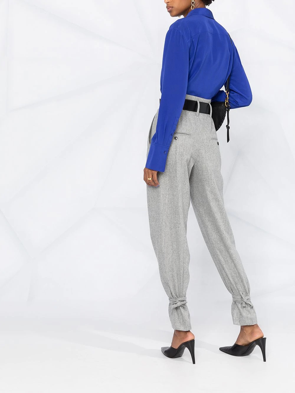 Tacoma high-waisted wool trousers - 6