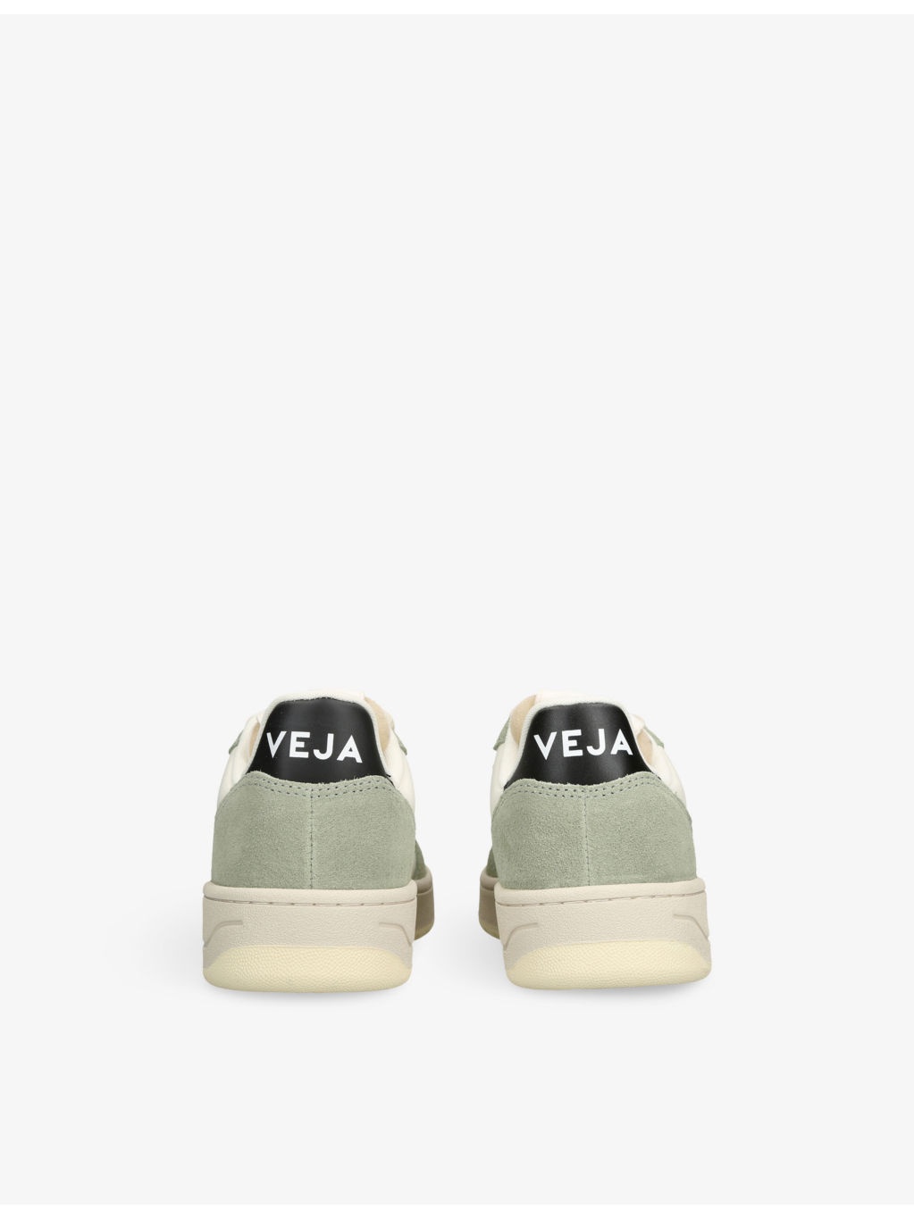 V-10 Logo-Embroidered Leather Low-Top Trainers - 4