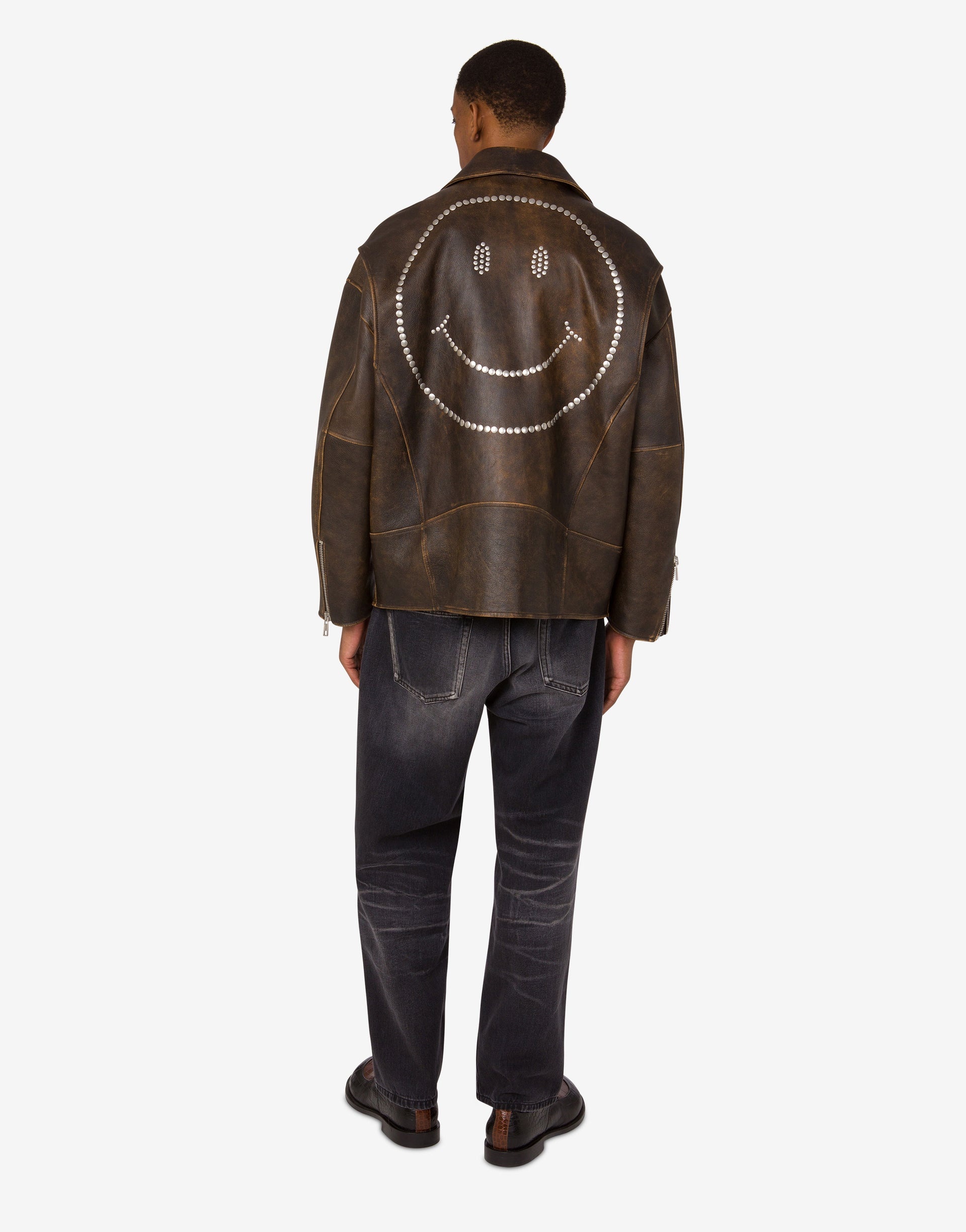 NAPPA LEATHER BIKER JACKET SMILEY® - 2
