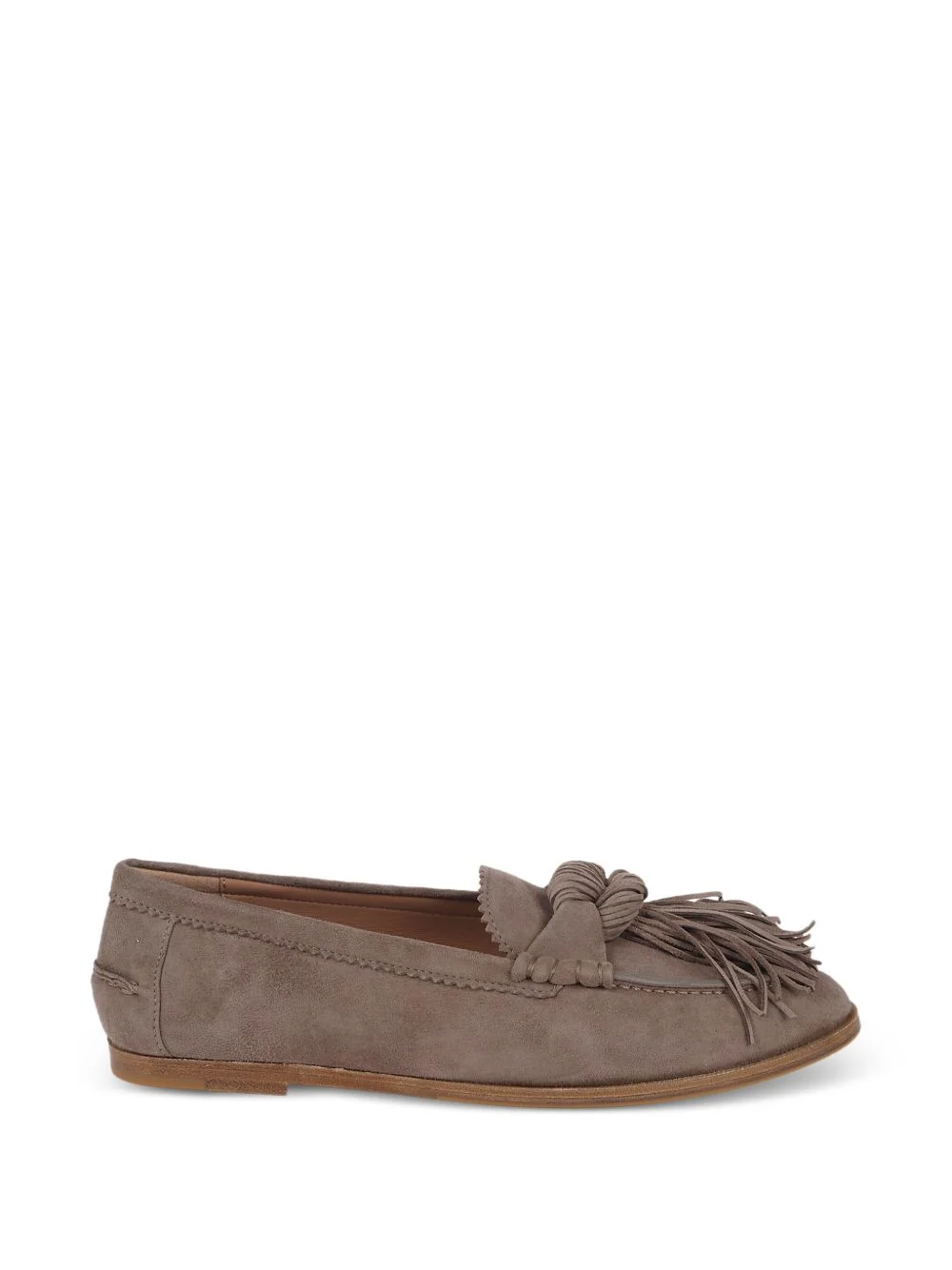 tassel suede loafers - 1