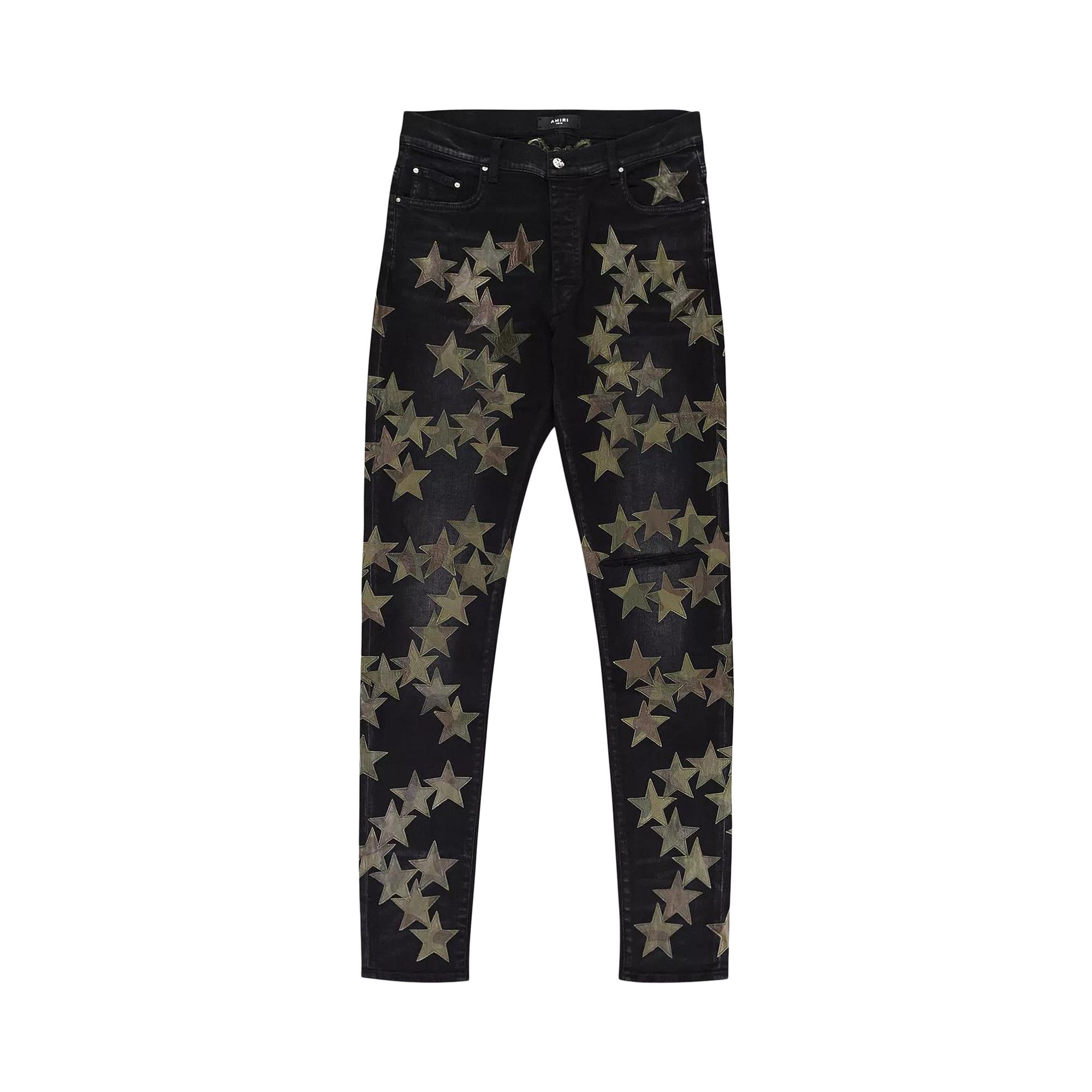 Amiri Chemist Camo Jean Skinny Jeans 'Black' - 1