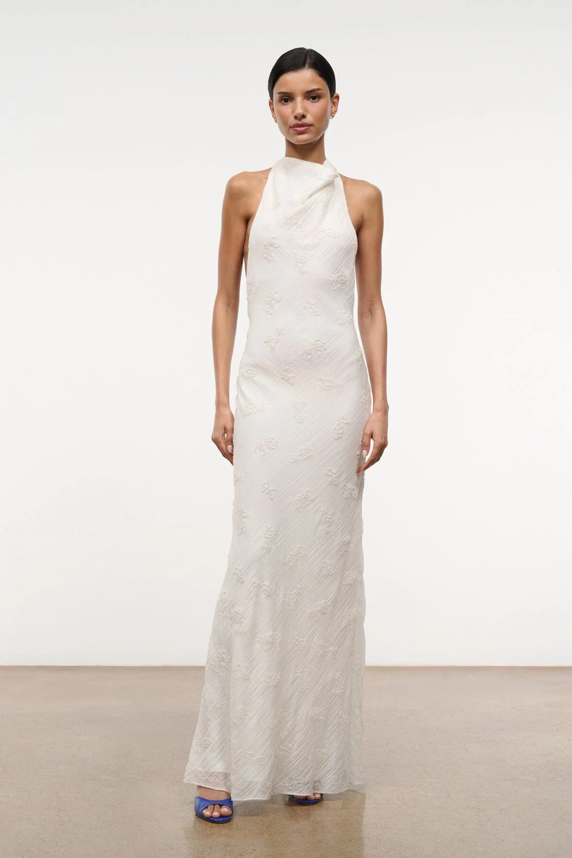 STAUD ROSELLE DRESS WHITE - 1