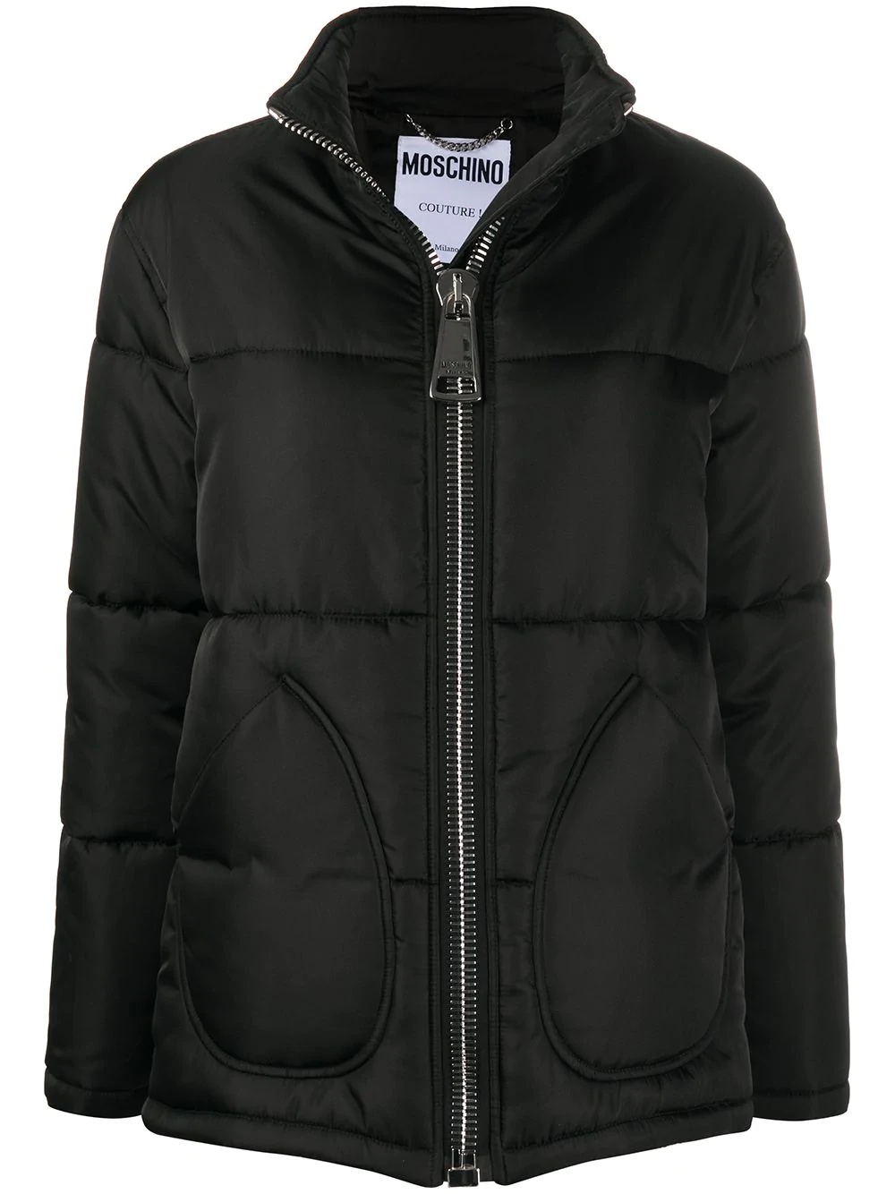 funnel neck puffer jacket - 1