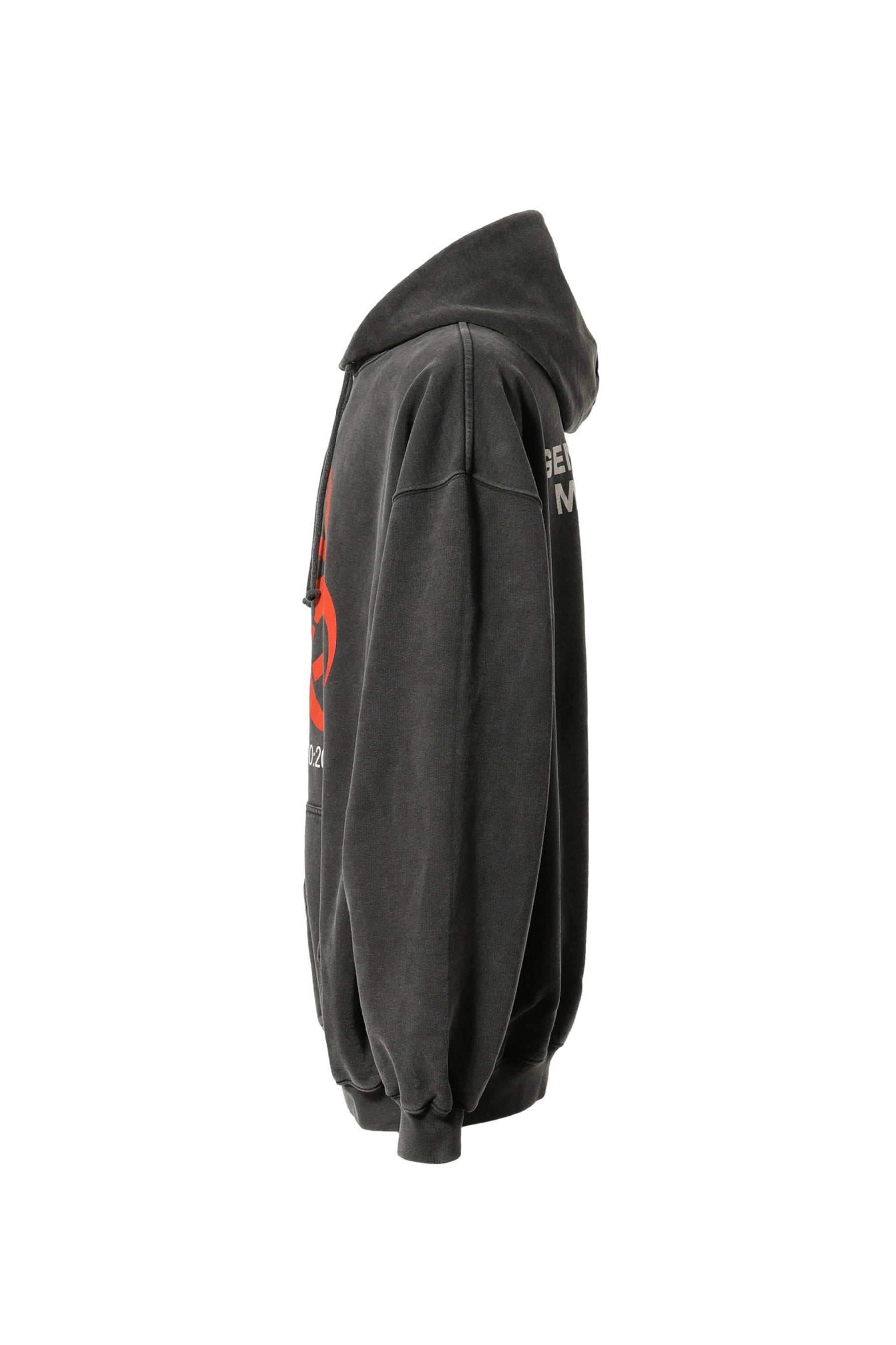 VETEMENTS GENETICALLY MODIFIED HOODIE / WASHED BLK VETEMENTS GENETICALLY MODIFIED HOODIE / WASHED BLK