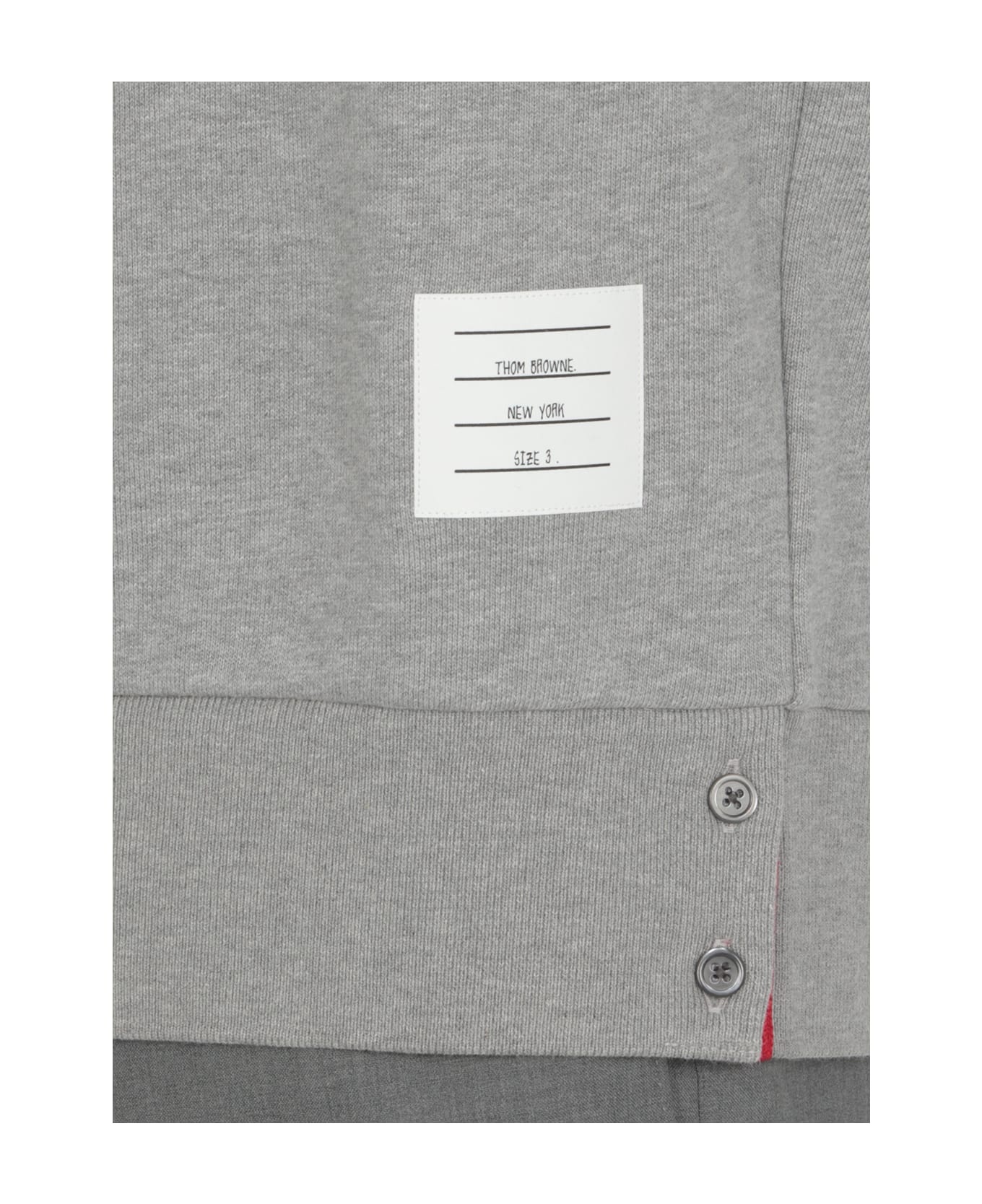 Sweatshirt With Tricolor Inlay - 5