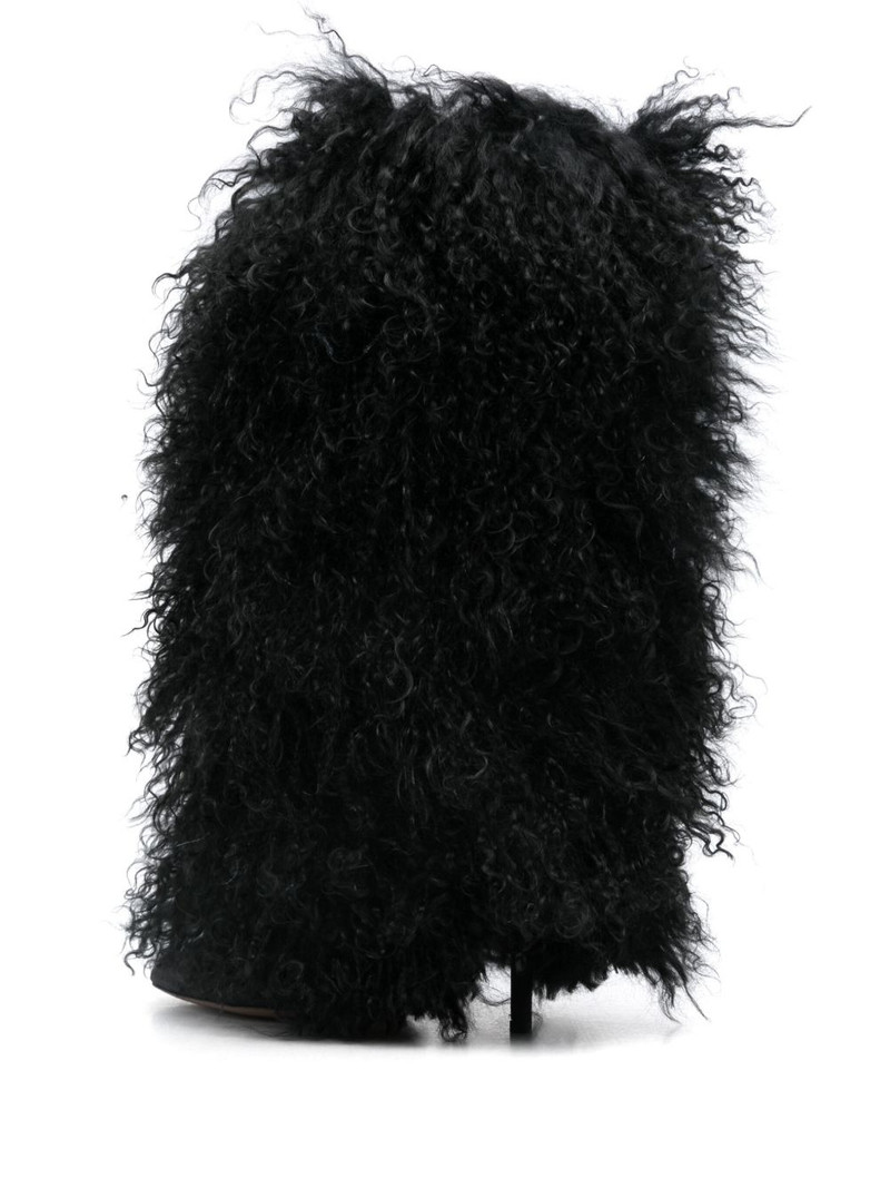 105mm Furry Stiletto boots 3