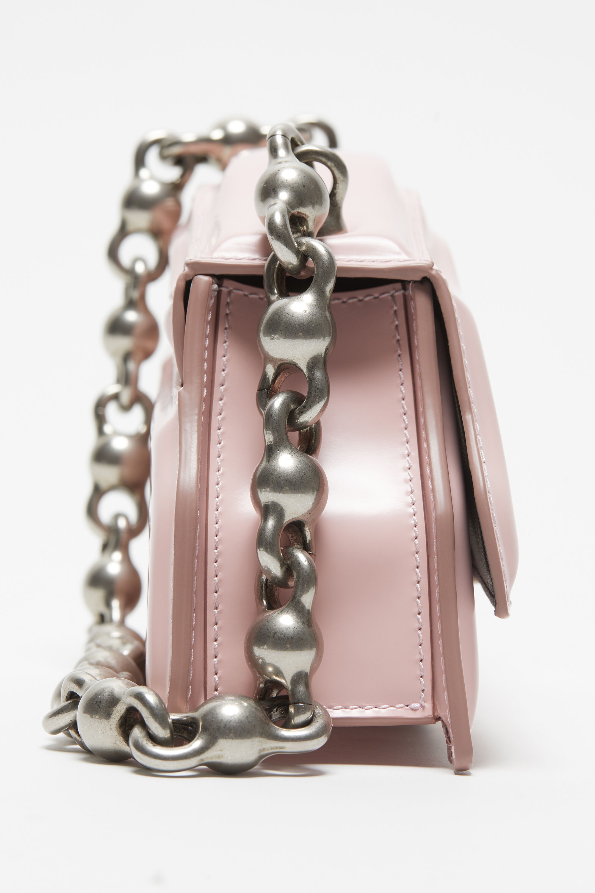 Distortion wavy mini bag - Pastel pink - 5