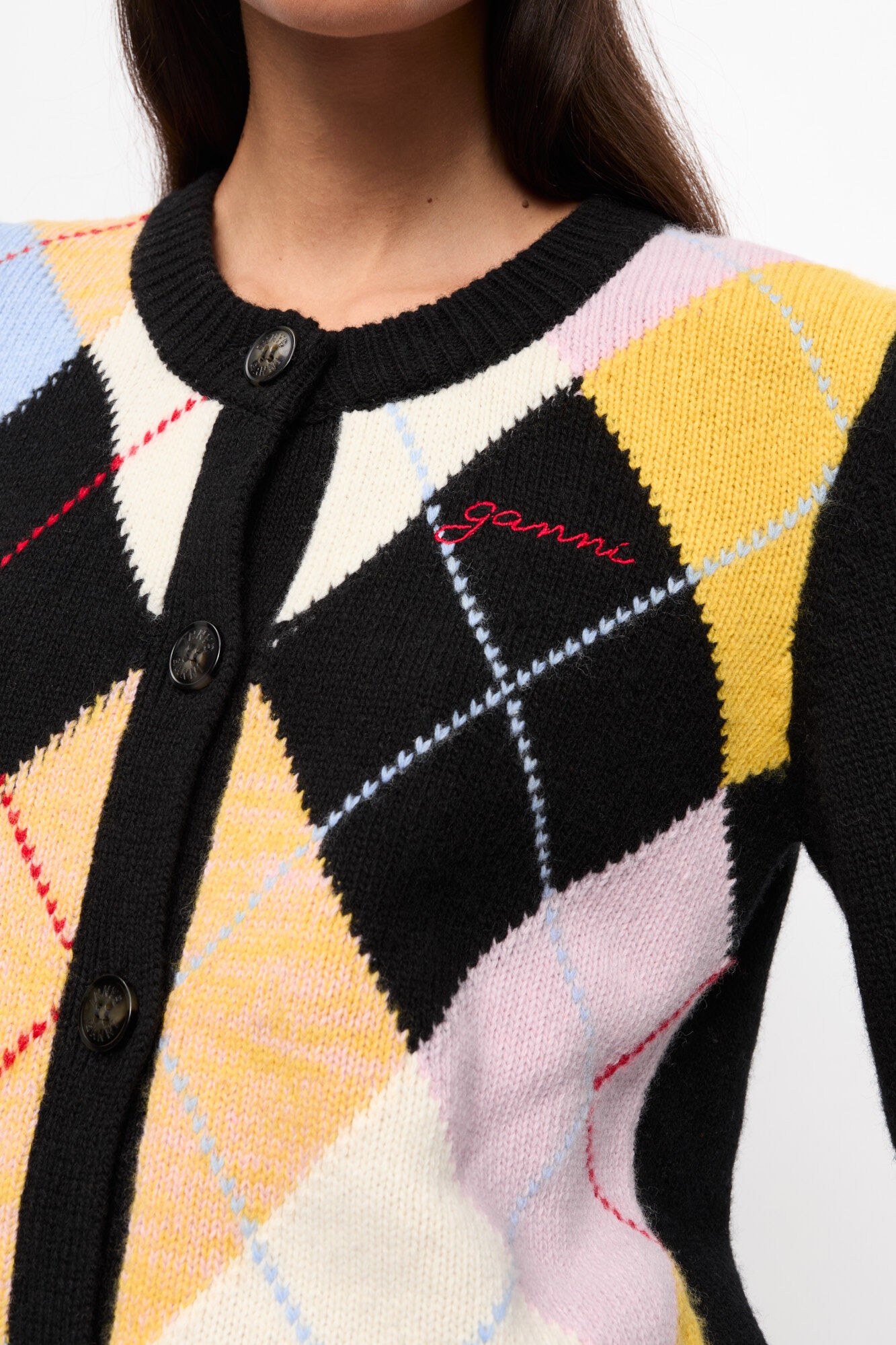 MULTICOLOR HARLEQUIN CARDIGAN - 4