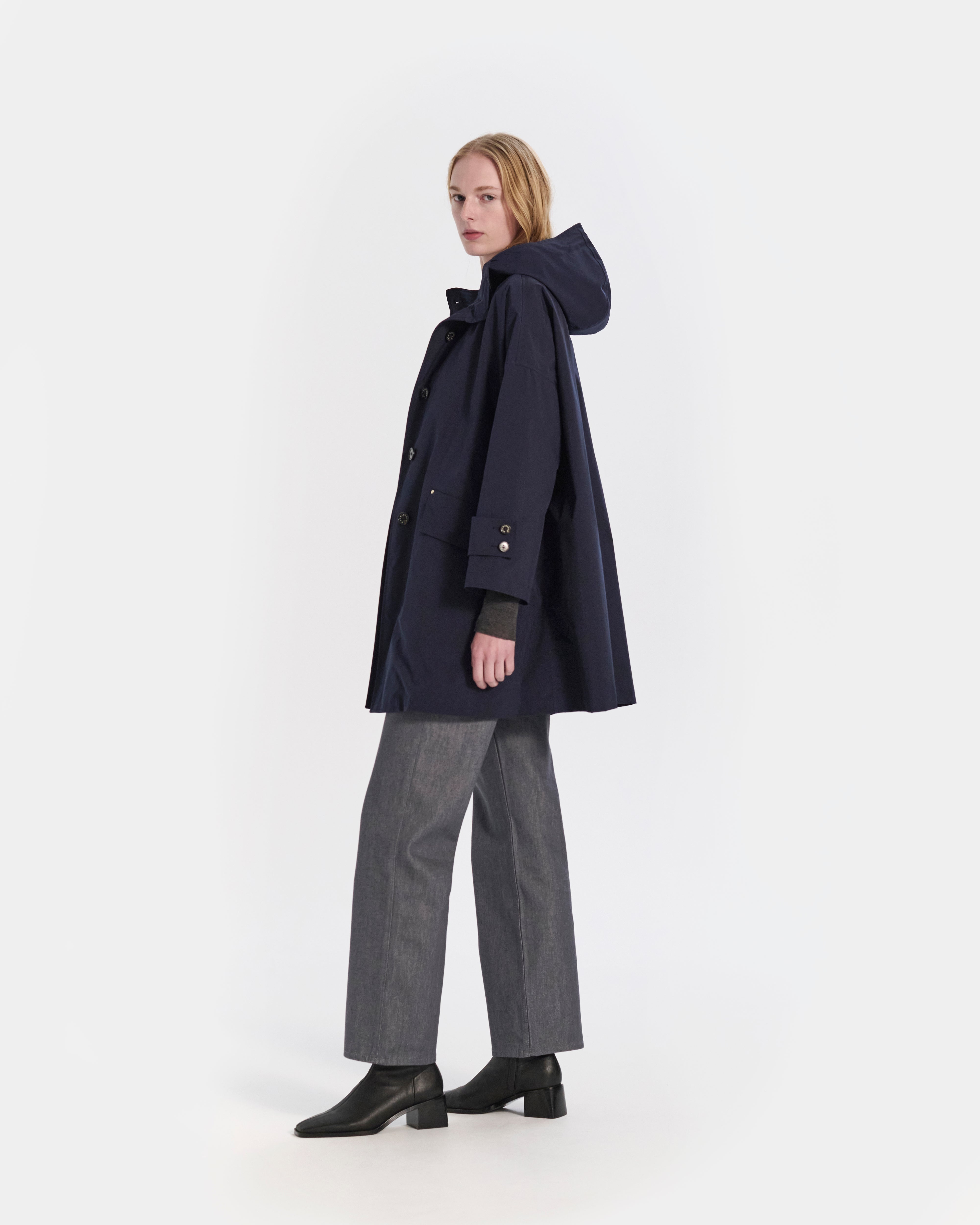 Humbie Hooded Short Coat - 5