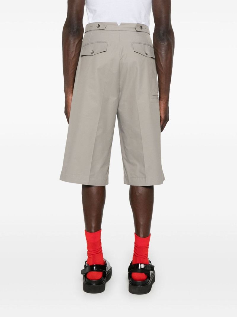 pleat-detail shorts 4