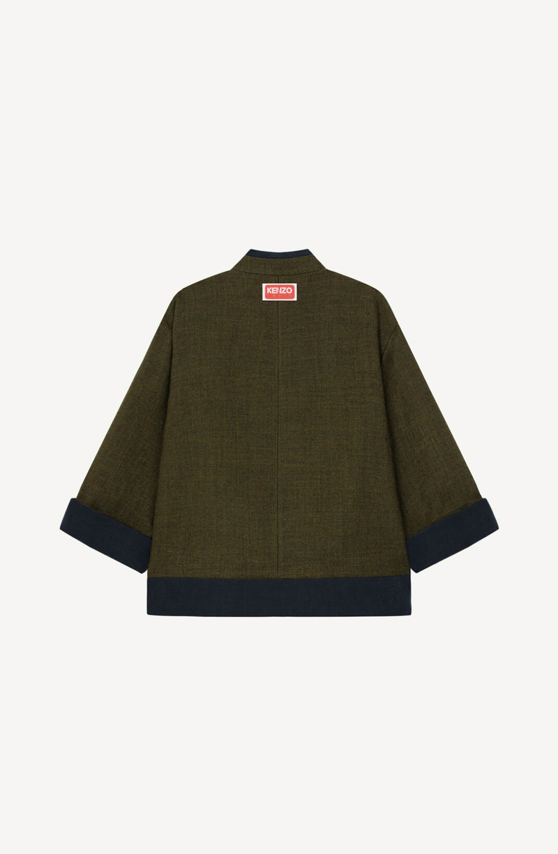 KENZO Wool kimono coat outlook
