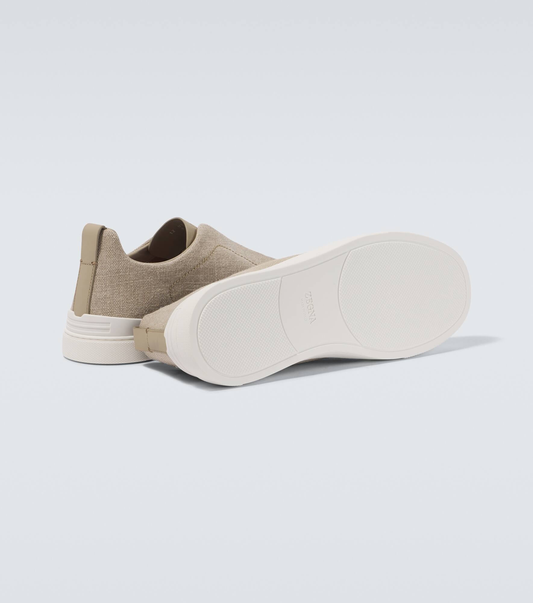 Triple Stitch canvas sneakers - 7