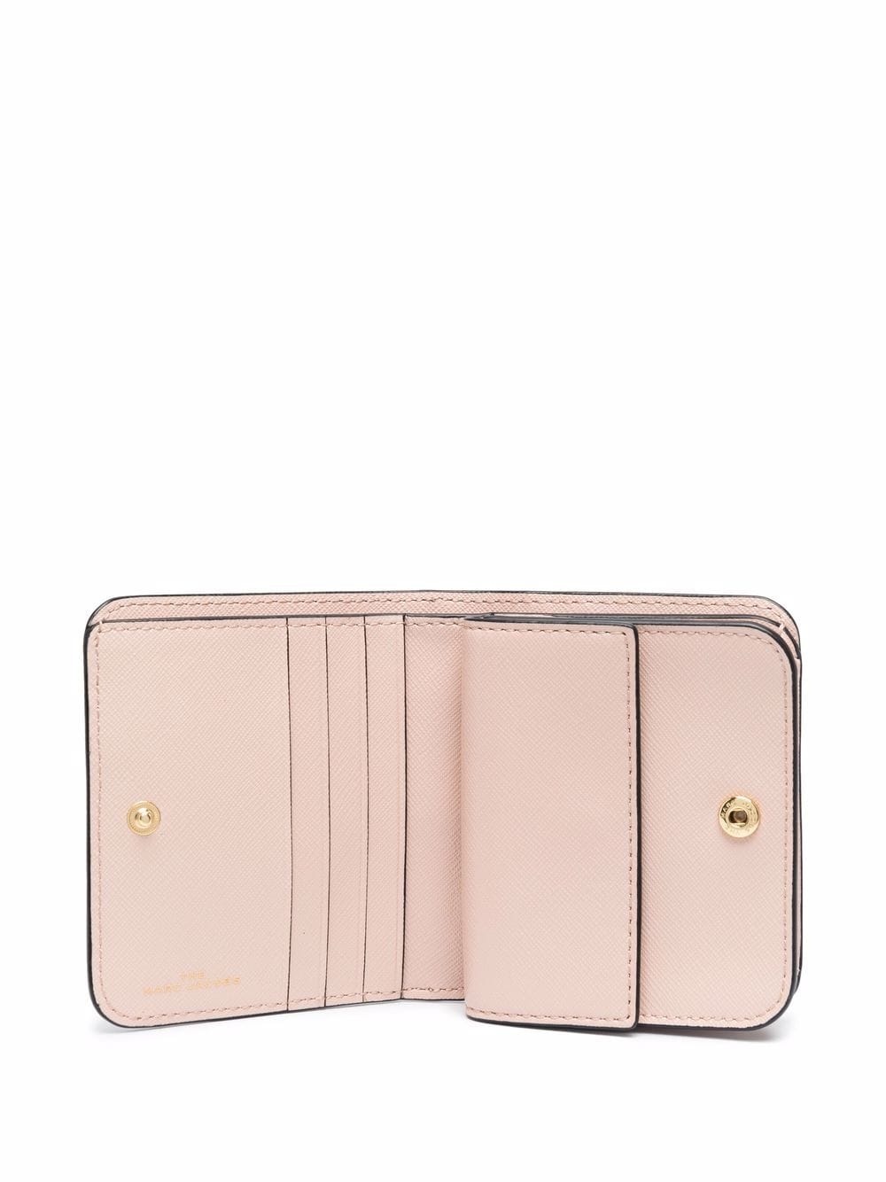 logo-plaque leather purse - 3