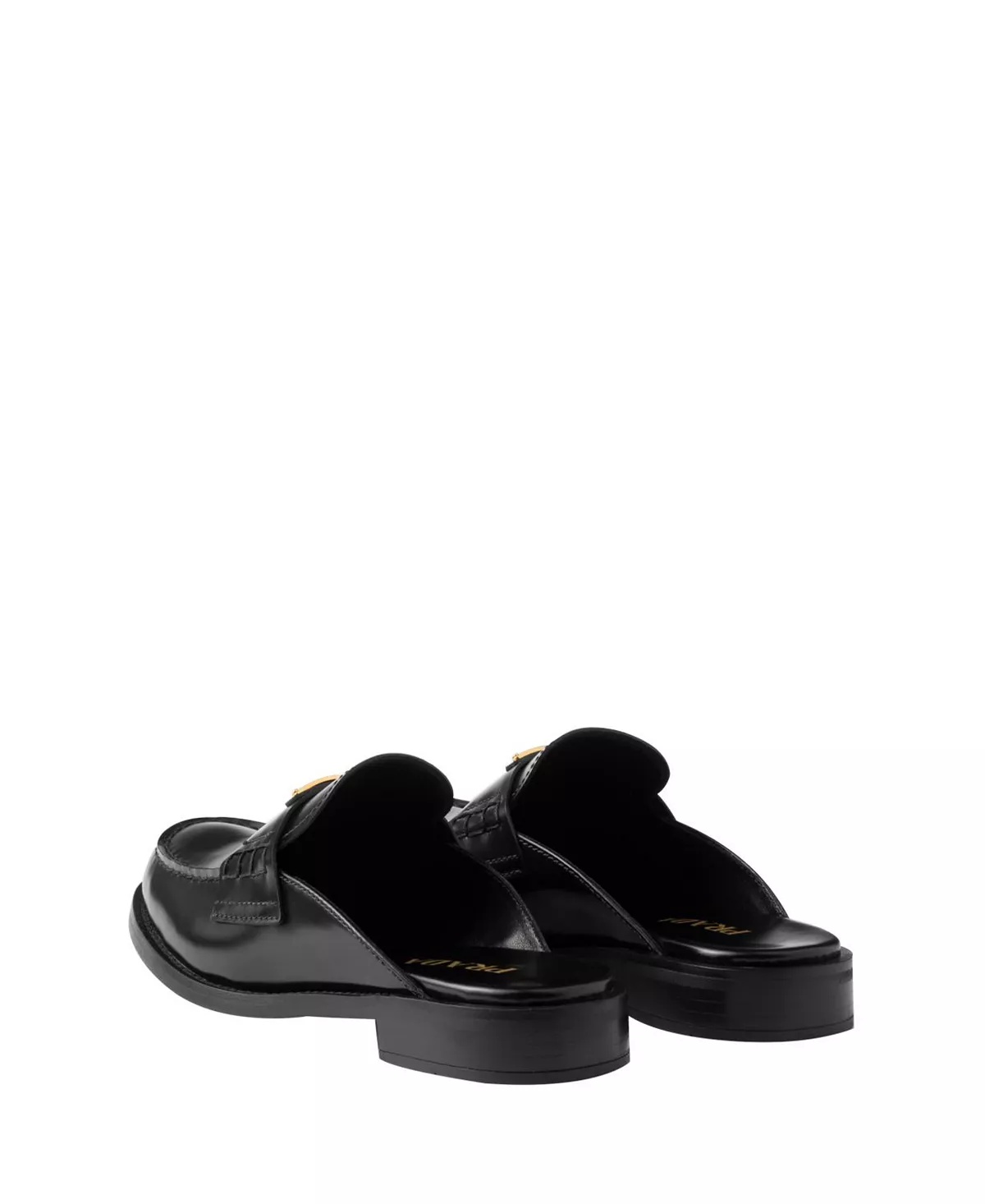 Women's Brushed Leather Mules - 4