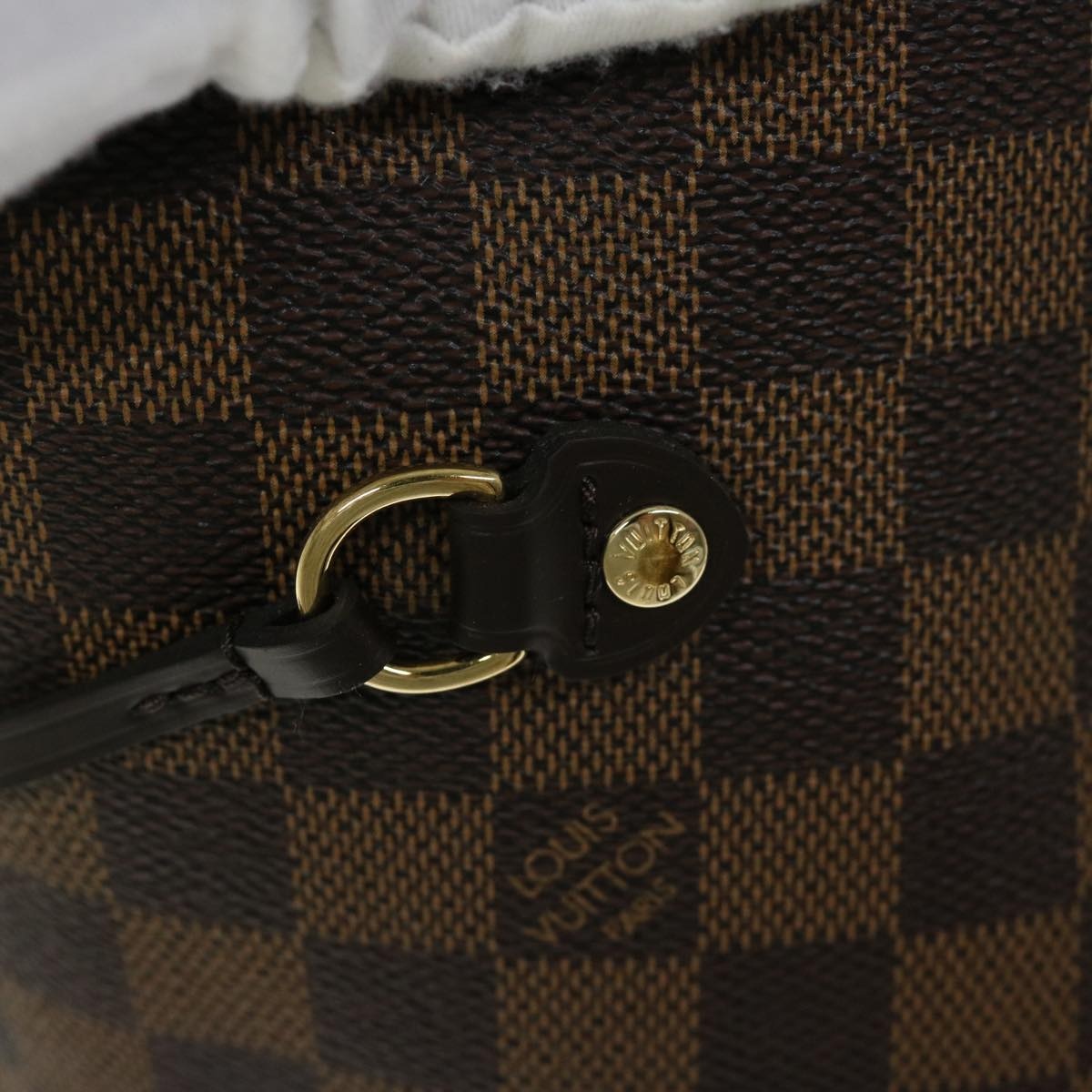 LOUIS VUITTON Damier Ebene Neverfull MM Tote Bag N51105 - 14