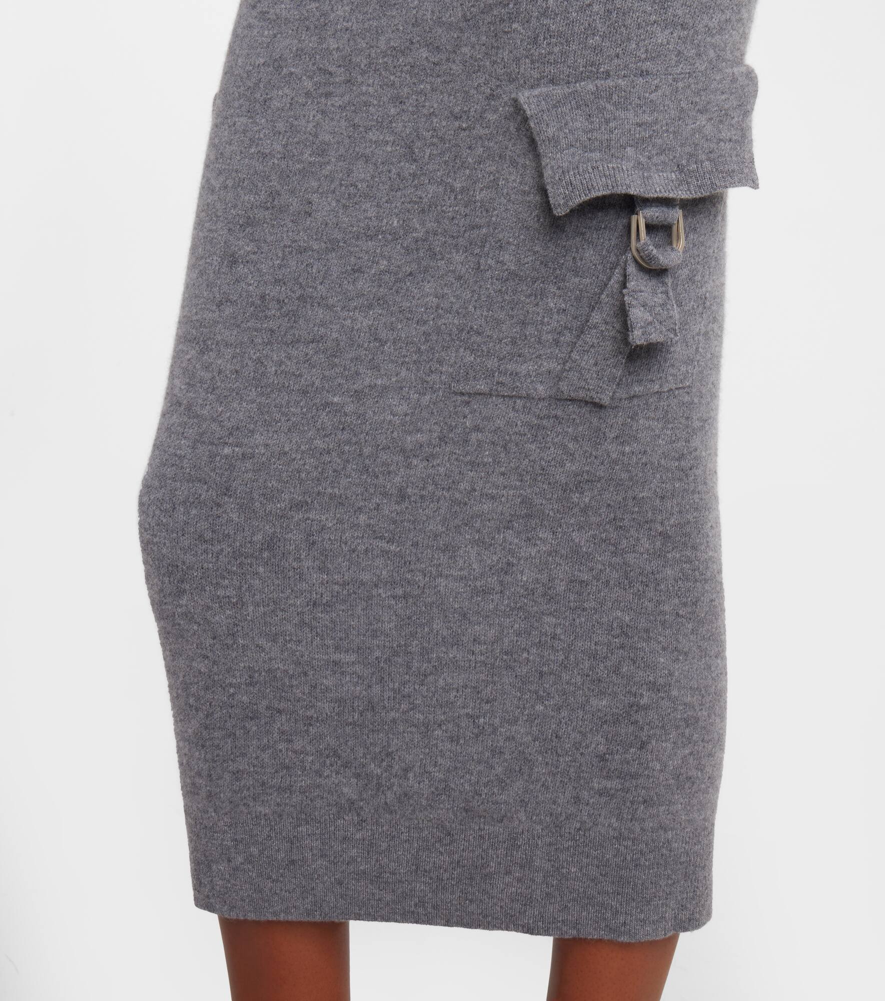 Wool pencil skirt - 5