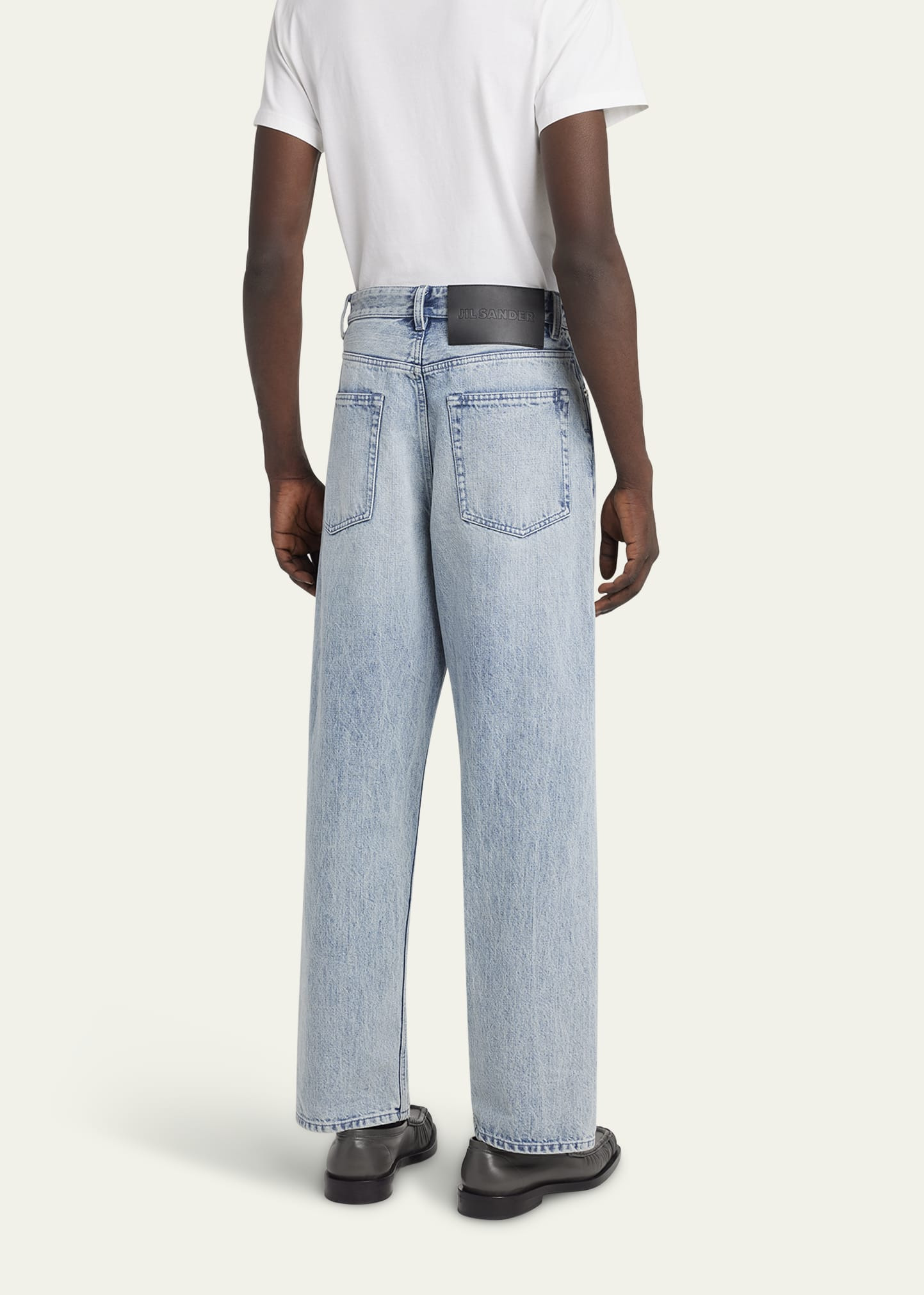 Men's Relaxed-Fit Acid Wash Jeans - 3