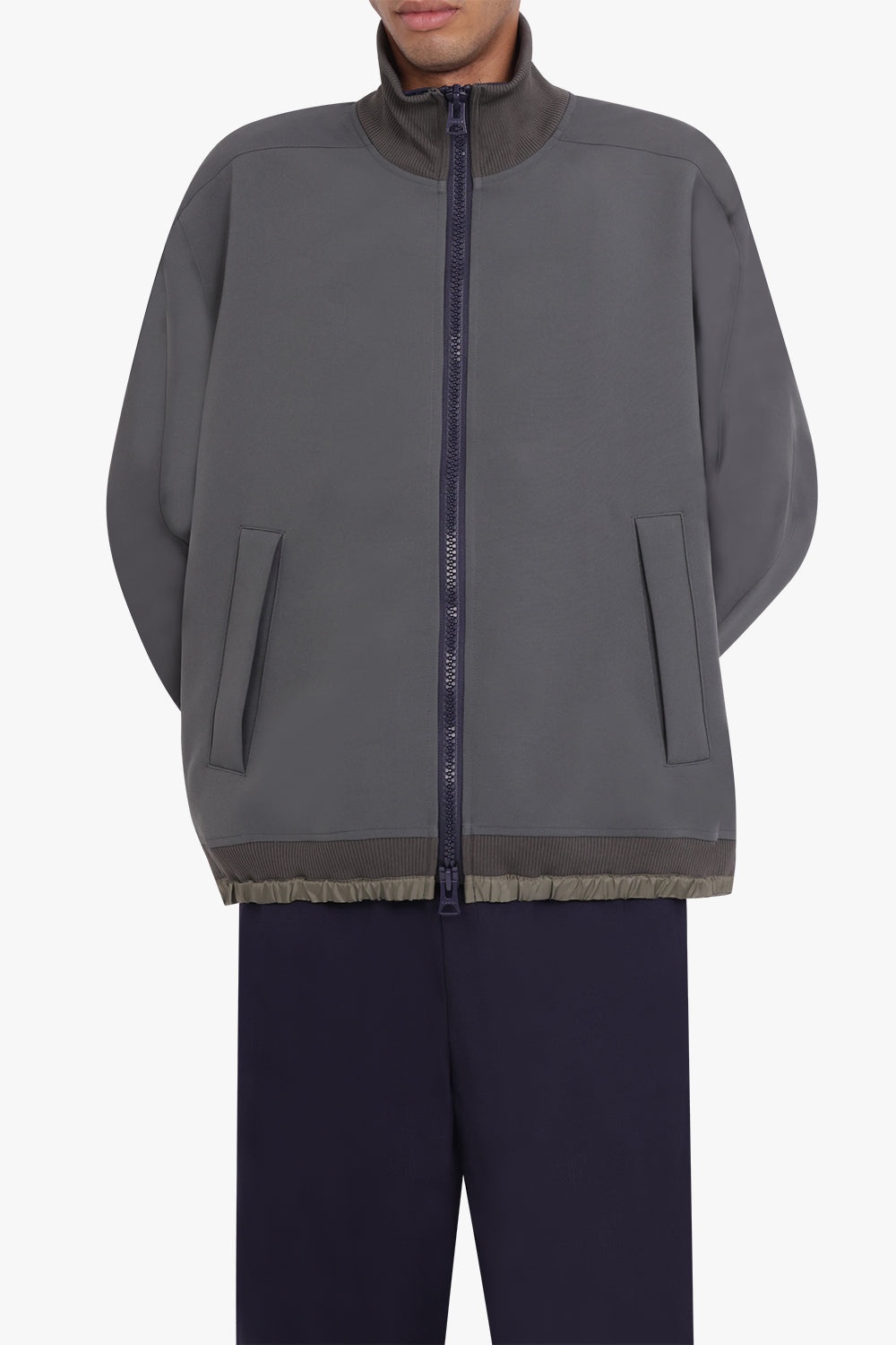 TECHNICAL JERSEY BLOUSON | GREY - 3