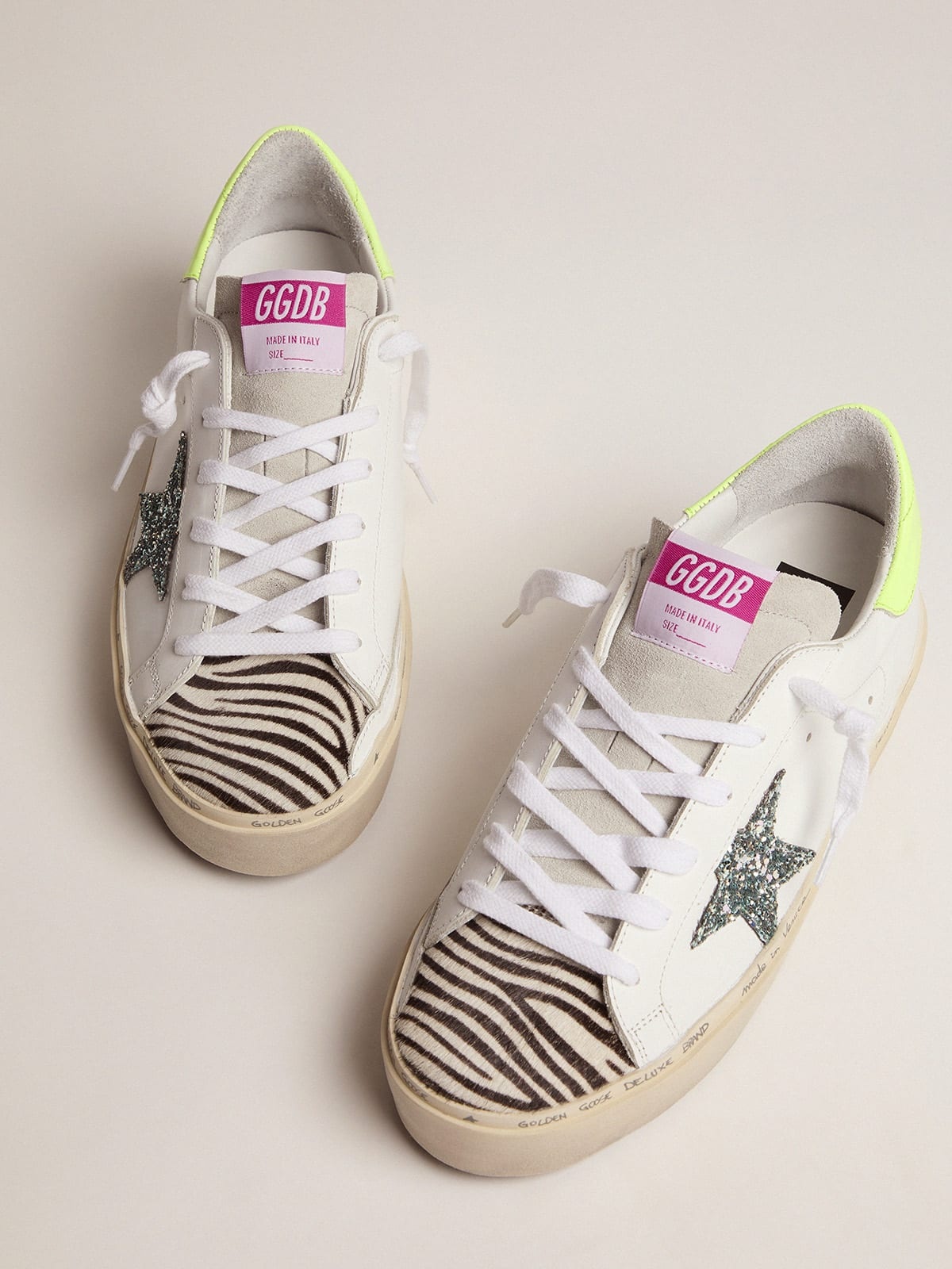 Golden goose zebra glitter outlet
