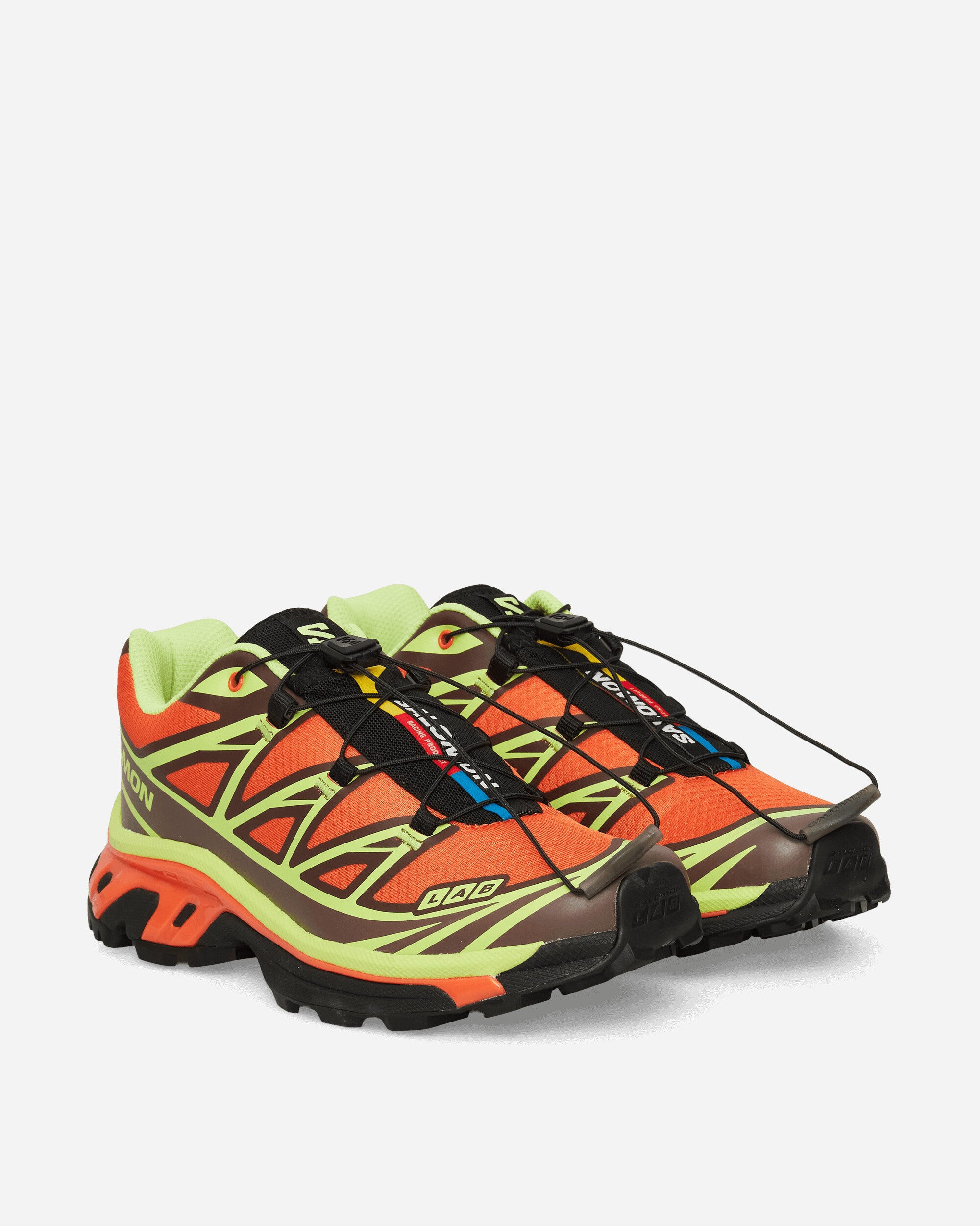 XT-6 Sneakers Red Orange / Sharp Green / Black - 2